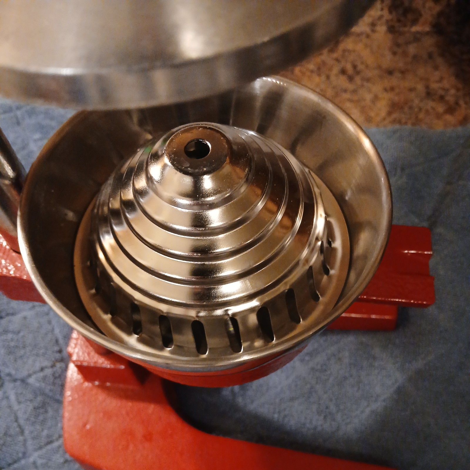 Palm Restaurant Heavy Duty Commercial Manual Fruit Press Juicer Citrus Red sk-e