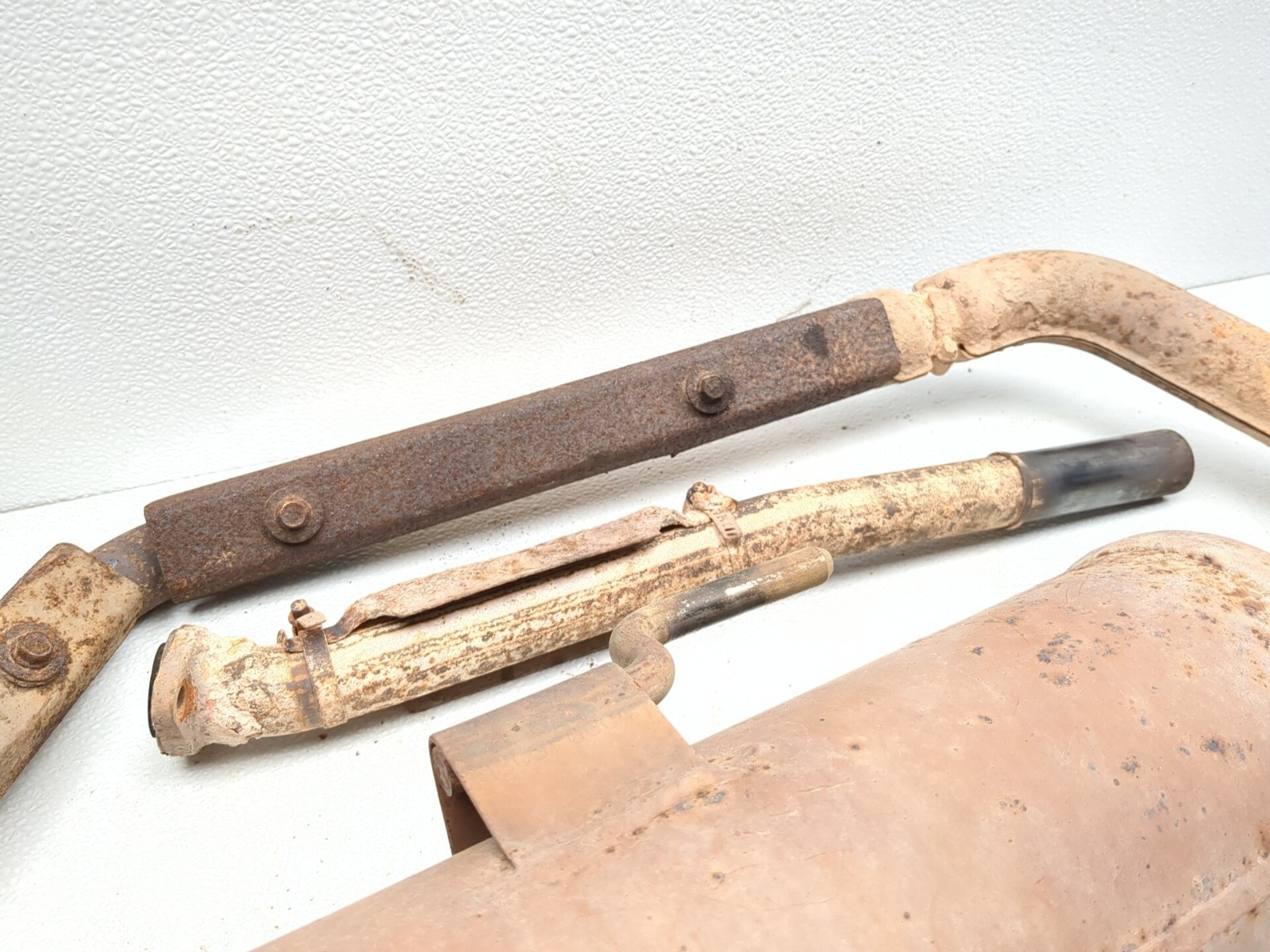 08-13 Kawasaki Teryx KRF 750 Rear Muffler & Header Pipes Exhaust System Can