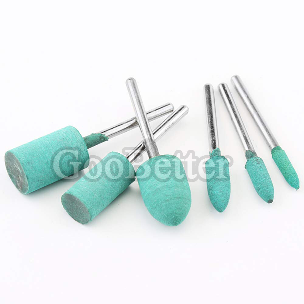 100Pcs Rubber Polishing Points Bit Grinding Head Power Rotary Tool For Dremel