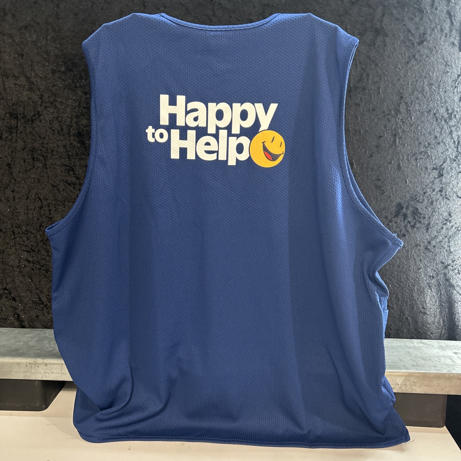 Walmart Employee Uniform Vest 2025 Happy To Help Size XL