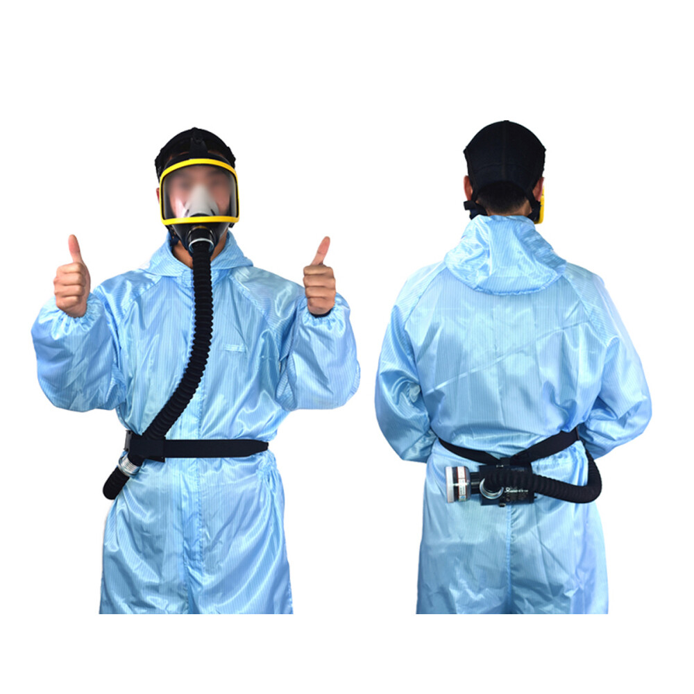 Electric Full Face Gas Mask Constant Flow Respirator Supplied Air Fed System