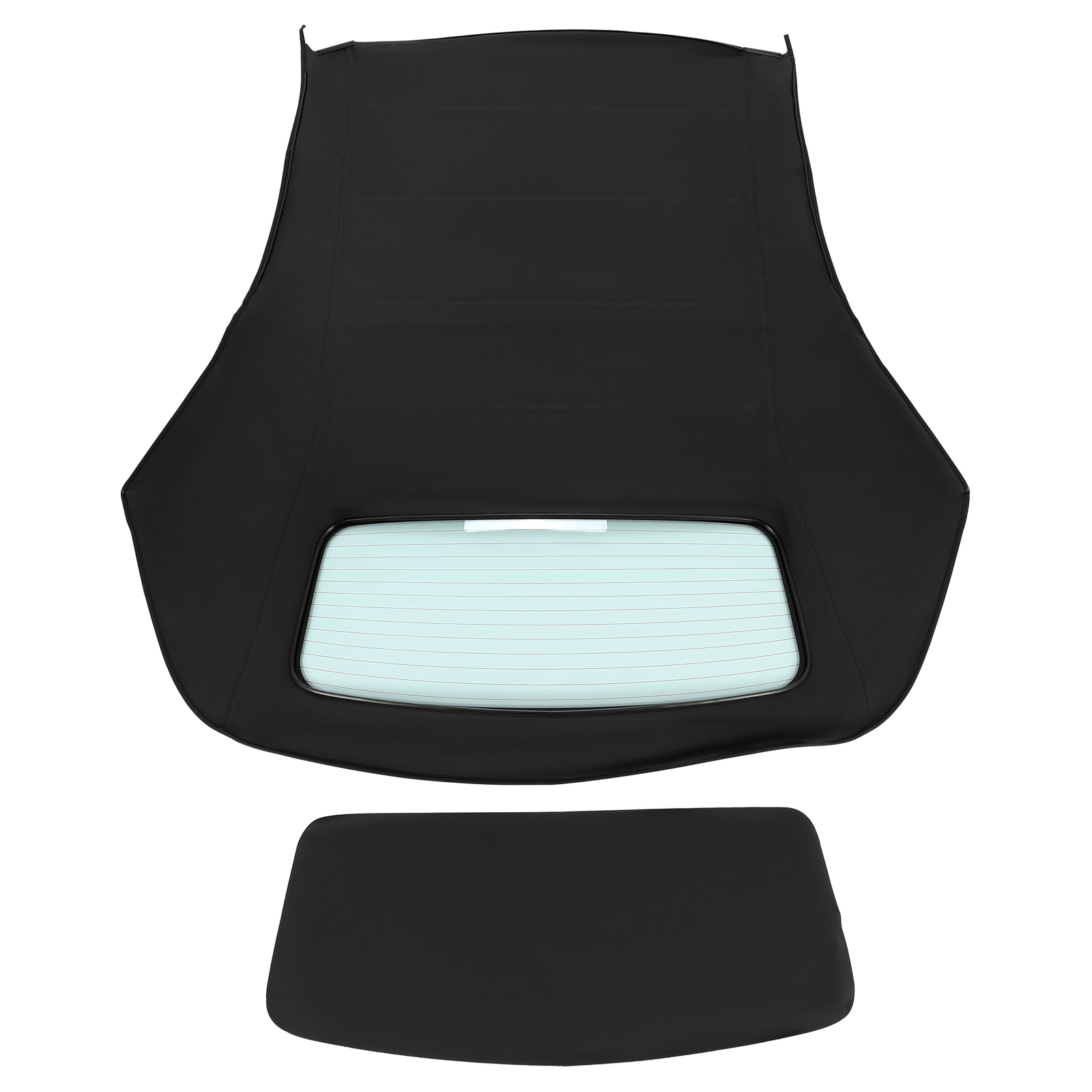 Fits Audi A4 03-09 Black Convertible Top W/ Heated Glass Window Sailcloth Vinyl