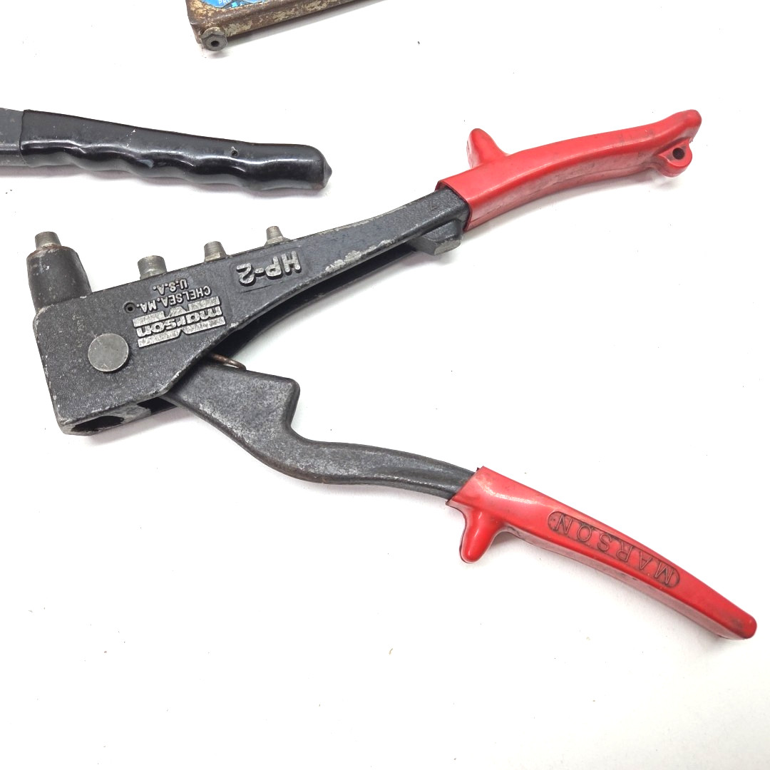Klik Fast Pop Riveter Marson HP-2 Heavy Duty Hand Tools Kit Box Accessories