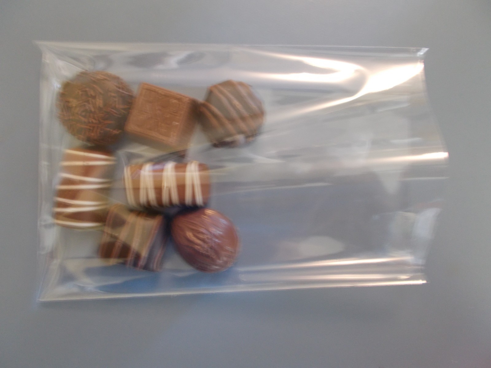 100 4x4" Crystal Clear Bakery Cookie Candy Cake, Soap Cellophane Cello Poly Bags