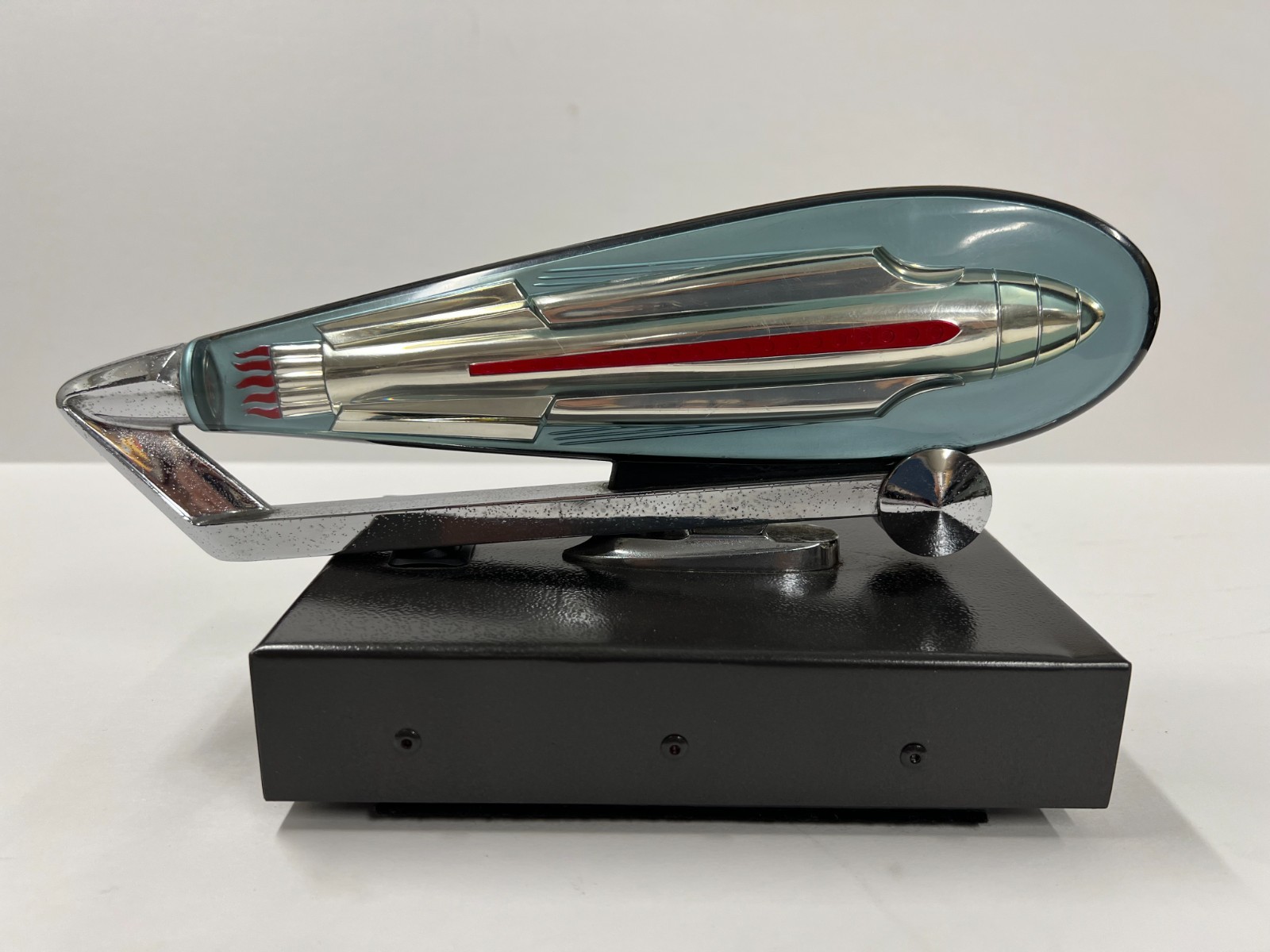 Aftermarket 1950’s Illuminated Rocket Ship Hood Ornament
