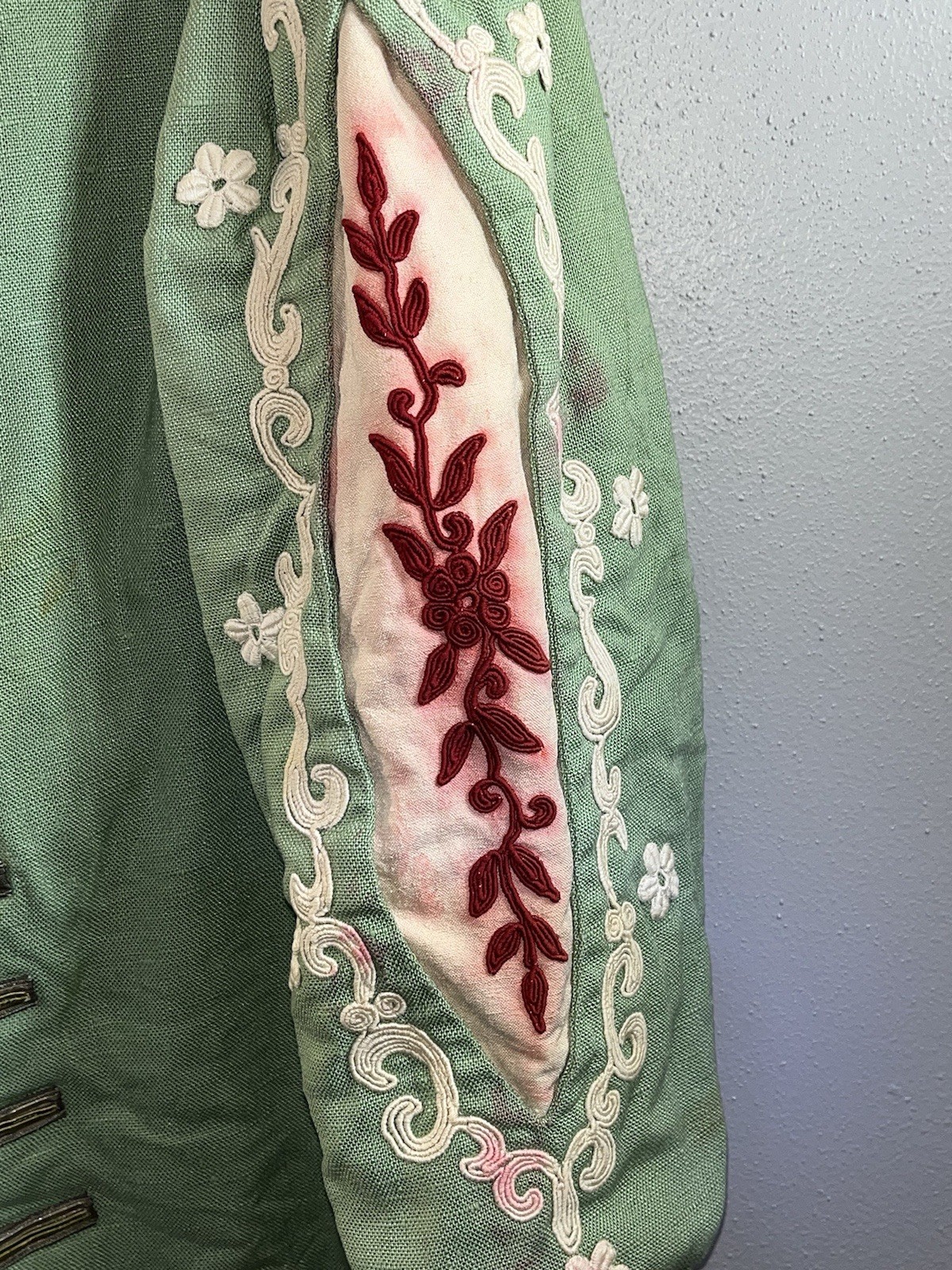 Vintage METROPOLITAN OPERA Met 50s Costume Department Karinska Theater Used Coat