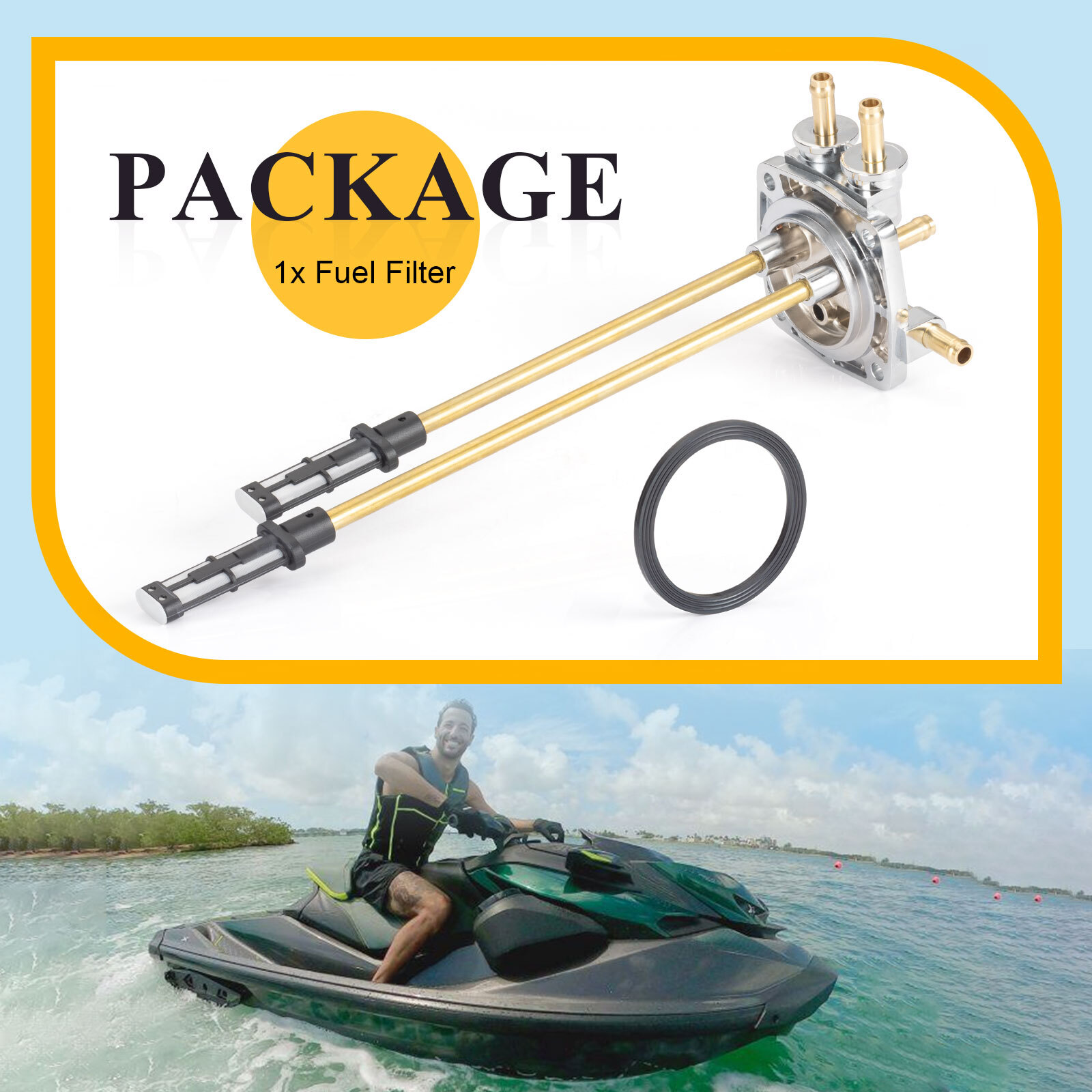 49019-3710 1992-1999 NEW FOR KAWASAKI JET SKI JET FUEL FILTER JH750 JT750 JT900