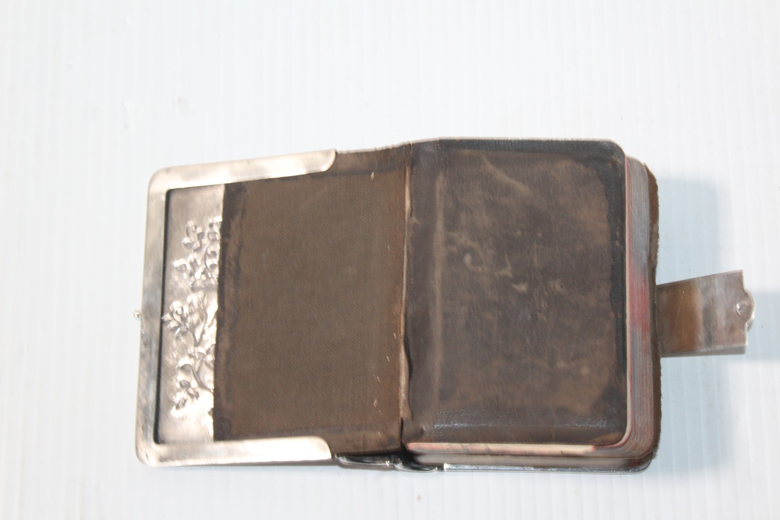 Vtg Sterling Silver .925 Cover Book Of Common Prayer 1892 & Hymns