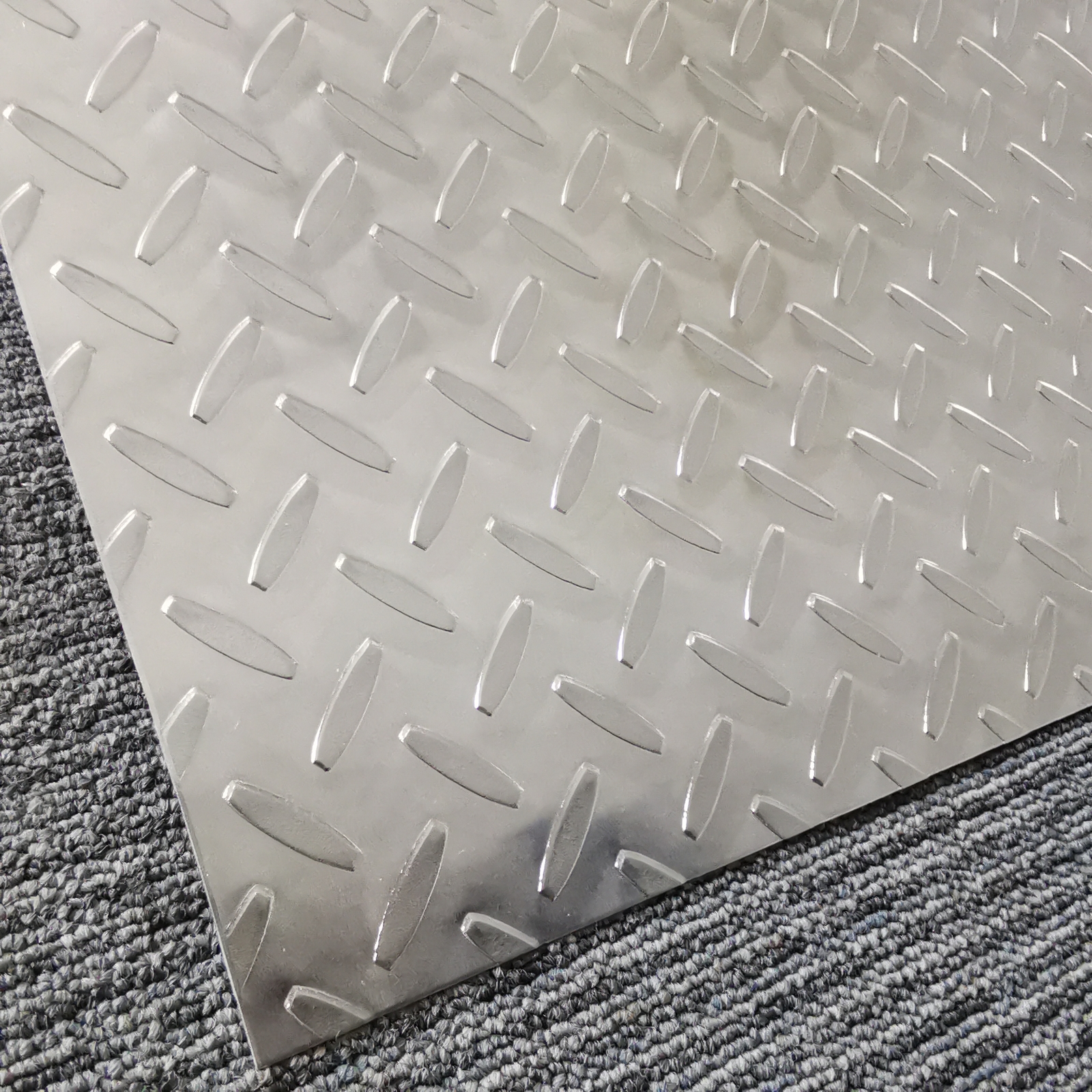 48"x 94.5" Aluminum Diamond Plate Sheet .04”Thick Embossed Trailer, RV, Garages