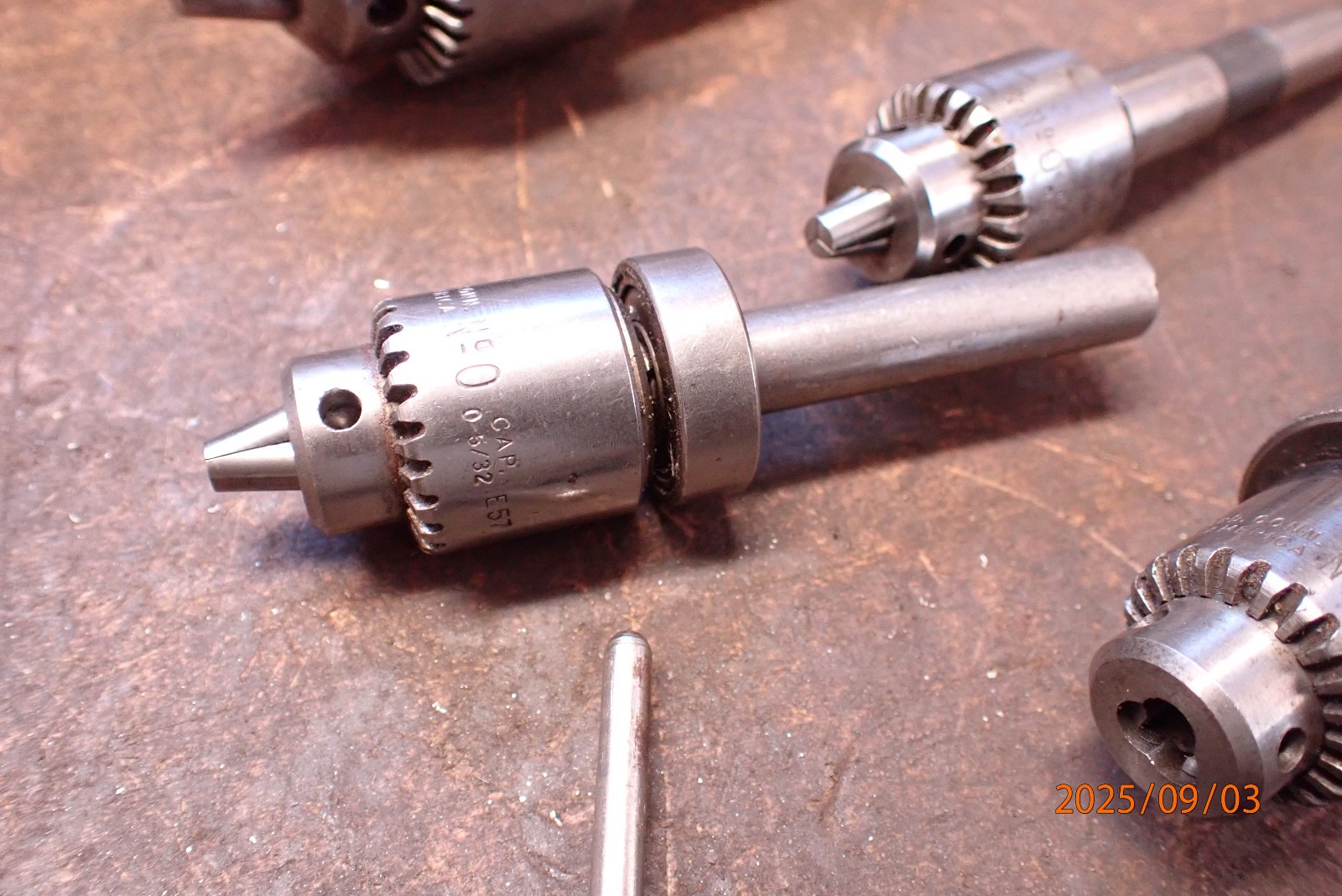 SMALL USA JACOBS CHUCKS VARIOUS MOUNT SENSITIVE SPINDLE NO. 0MT STRAIGHT