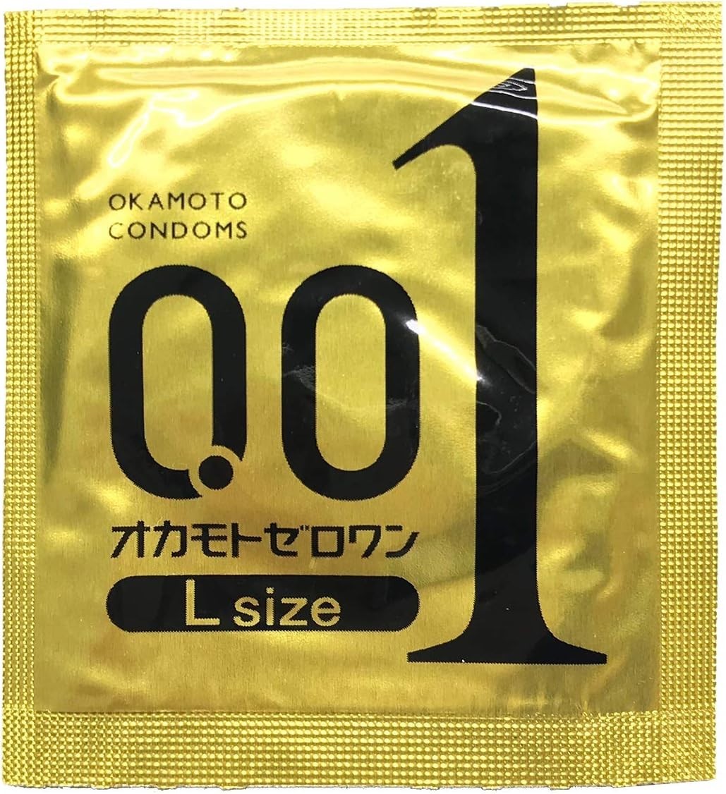 OKAMOTO ZERO ONE 001 Size Large Ultra thin Condom 3pc - Ship from California