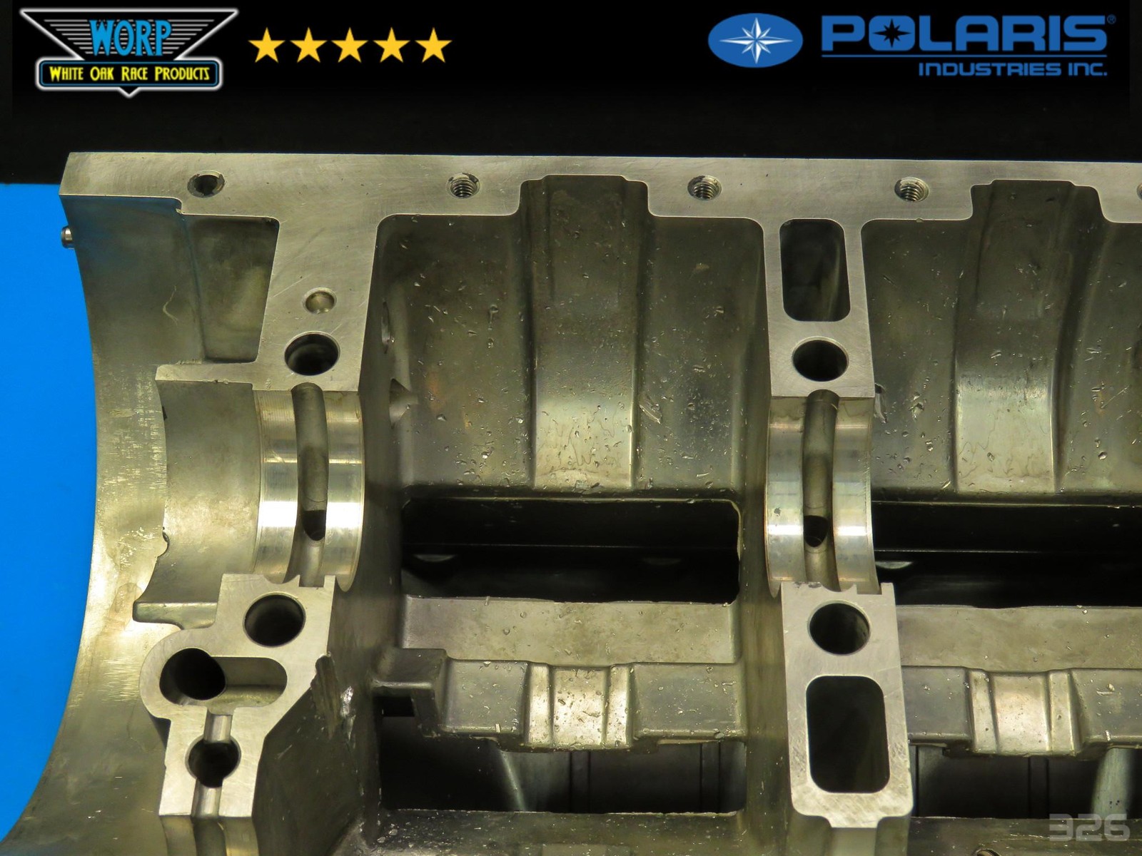 2011 POLARIS RZR XP 900 MATCHED CRANKCASE CRANK CASE SET BOTTOM END