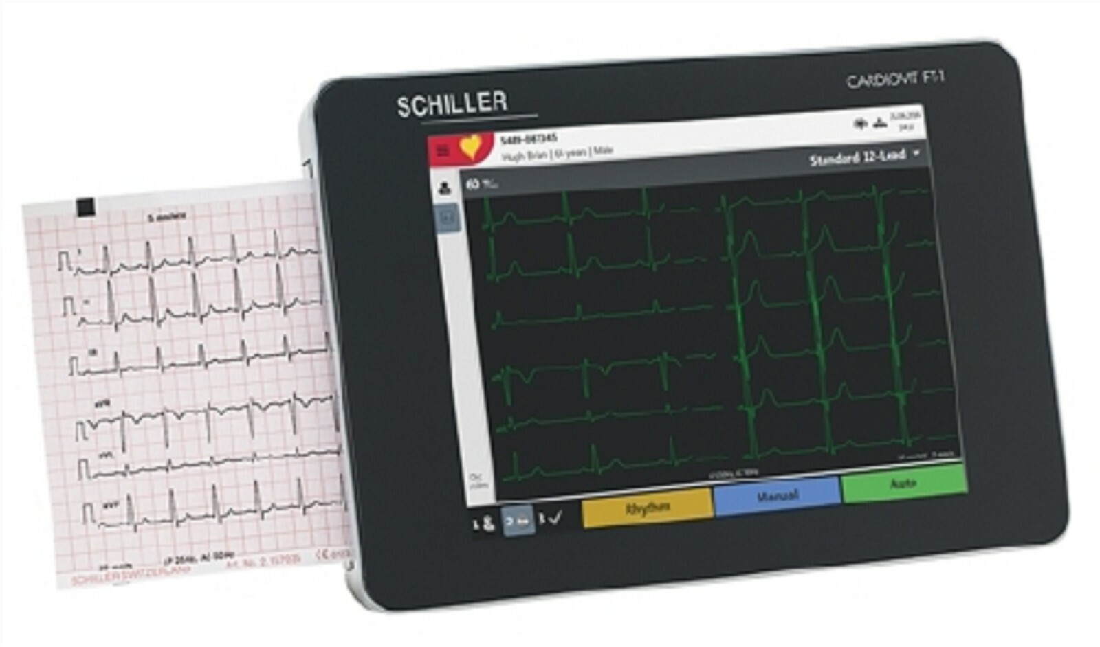 Schiller Cardiovit FT-1 ECG with Interpretation LCD size 8" multi touch