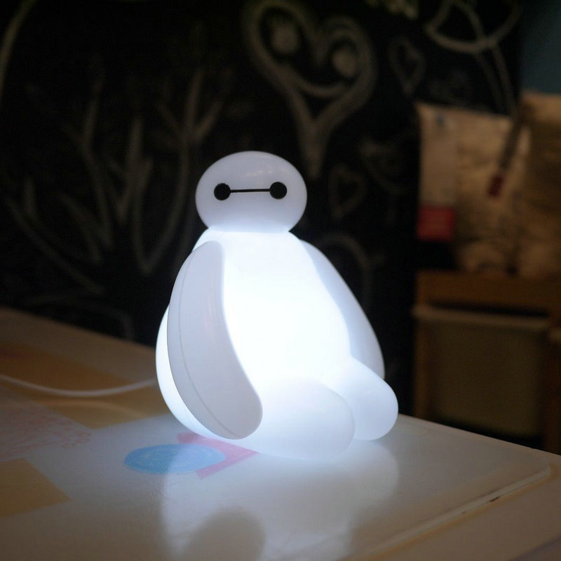IN STOCK!Big Hero 6 Baymax USB LED Lamp movie Figure Toy Night Light gift