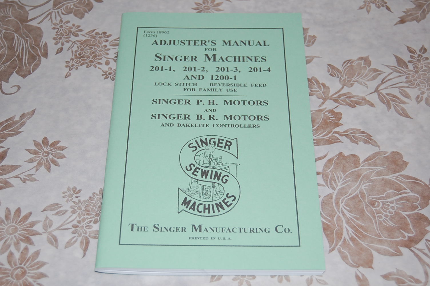 Adjusters Timing & Adjusting Service Manual for Singer 201 & 1200 Sewing Machine