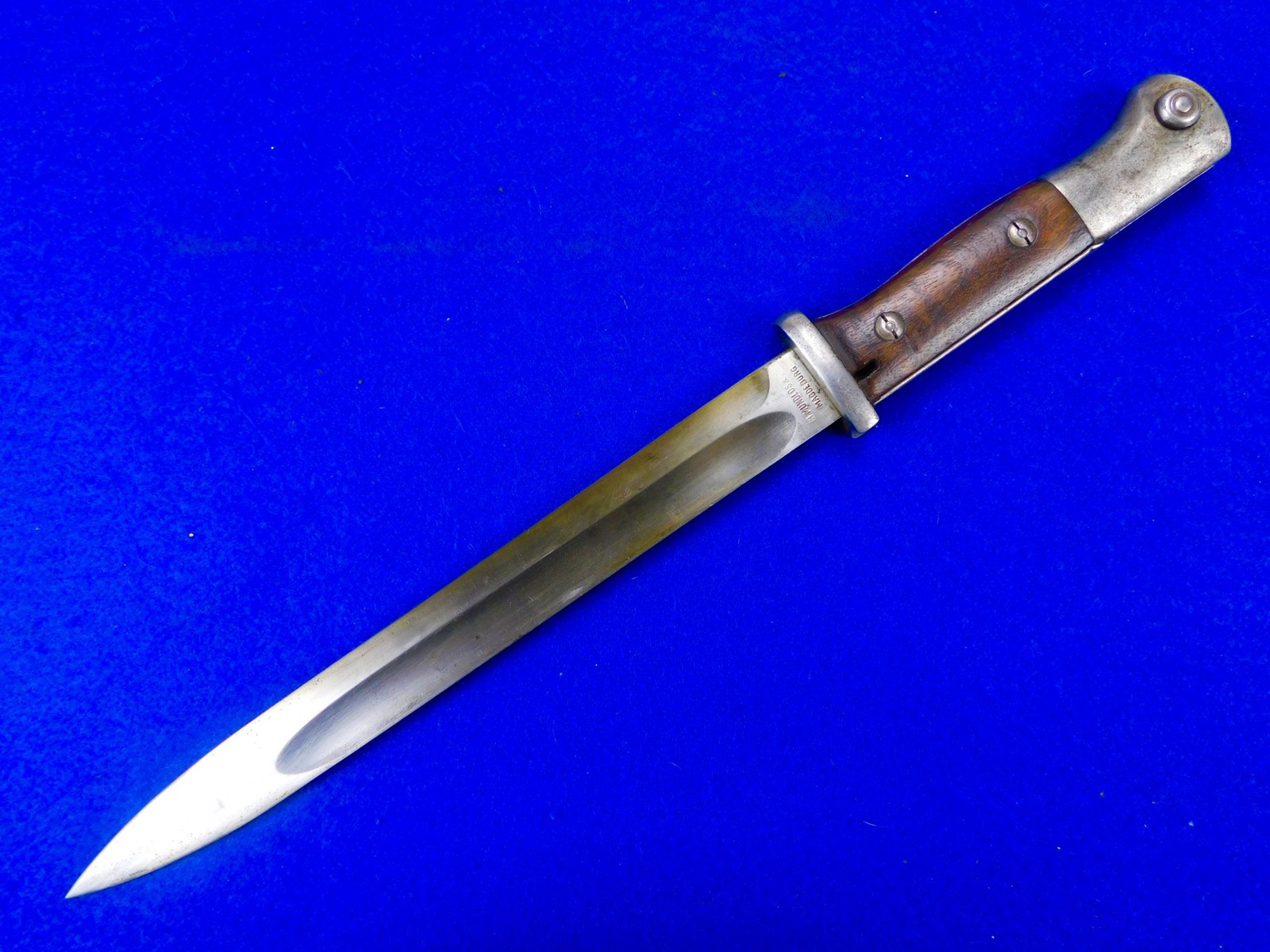 German Germany WW1 Mauser K98 Regimental Marked Bayonet Knife w/ Scabbard