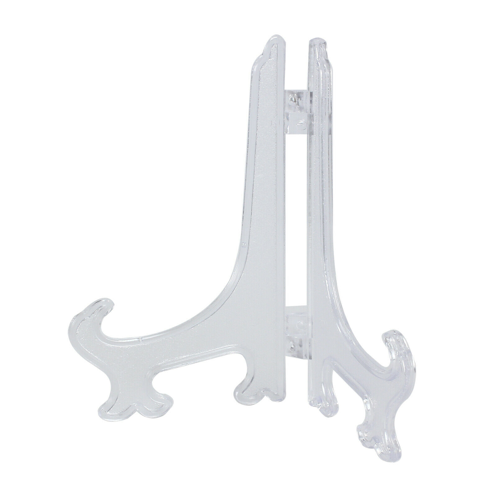 12Pcs 5" Tall Plastic Easel Display Stand Plate Holders For Photo Dish Art New