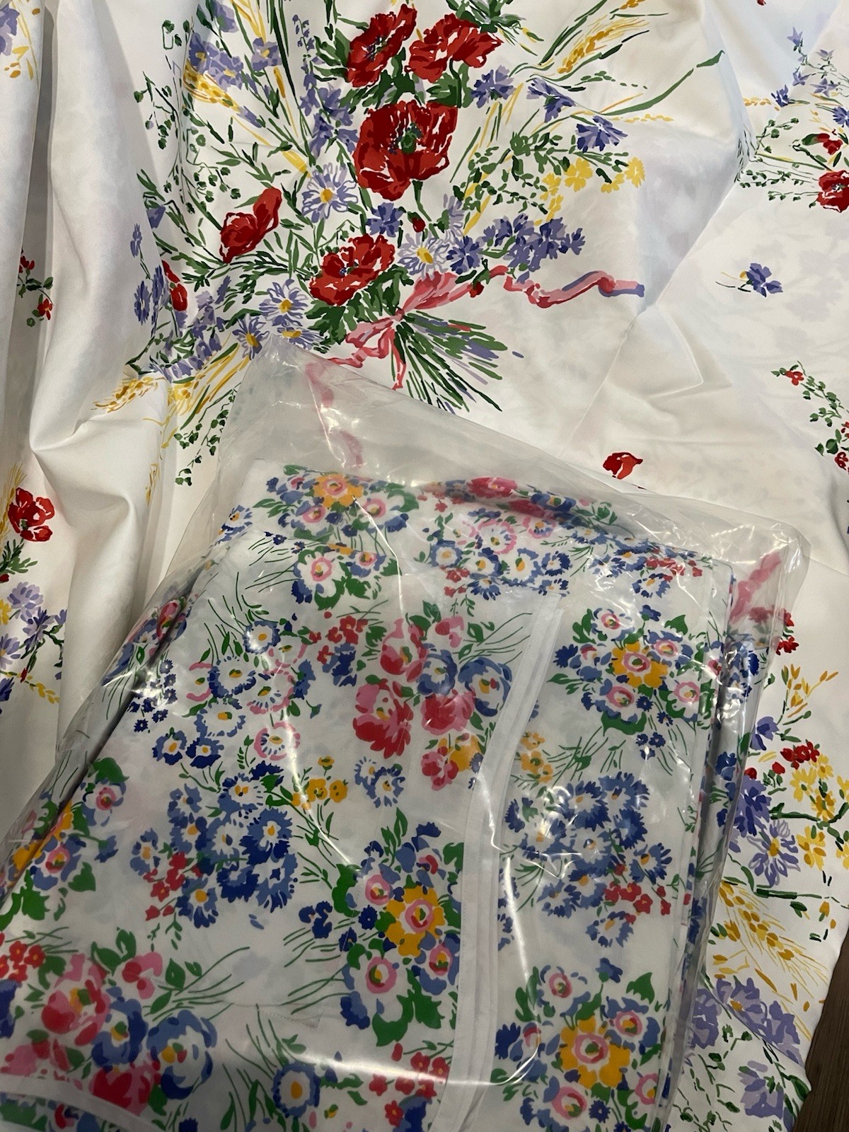 D. Porthault 100% Cotton Print 54” Fabric Projects Sateen Finish By Yard