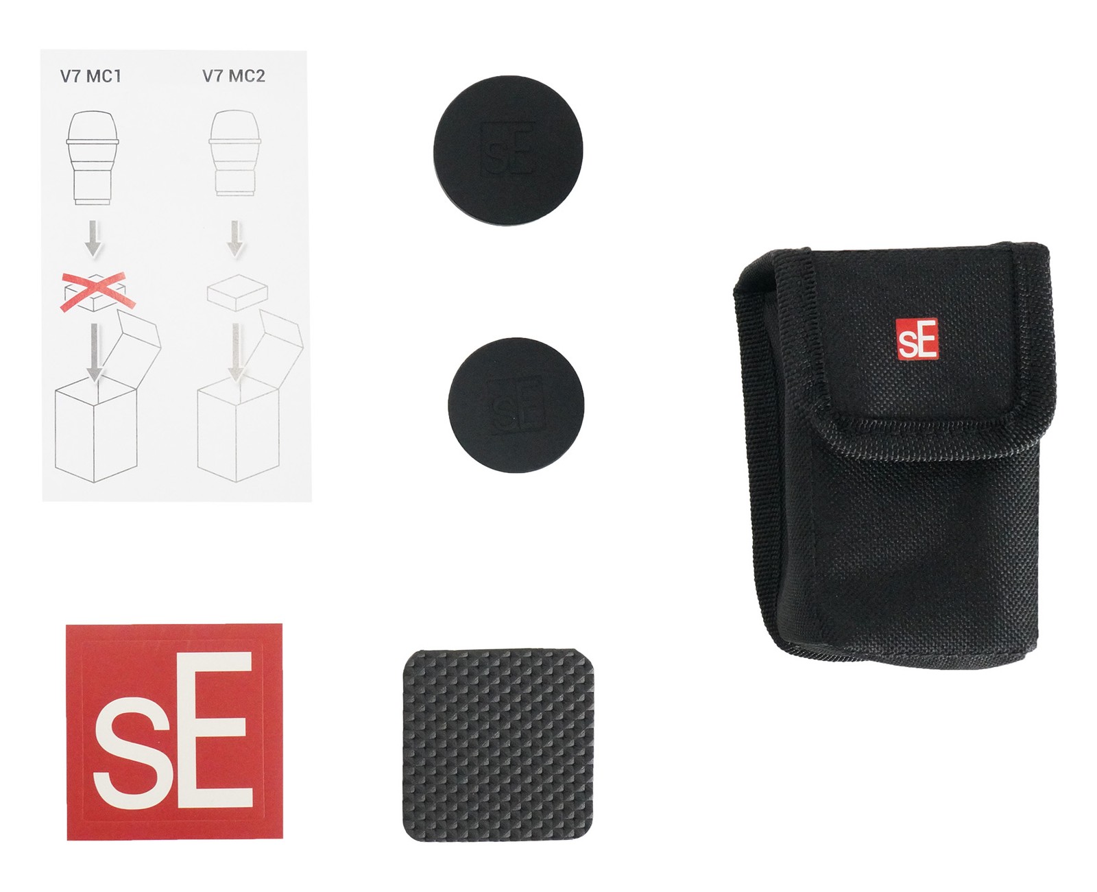 Se Electronics MP03 Padded Pouch for MC1 and MC2 Capsules