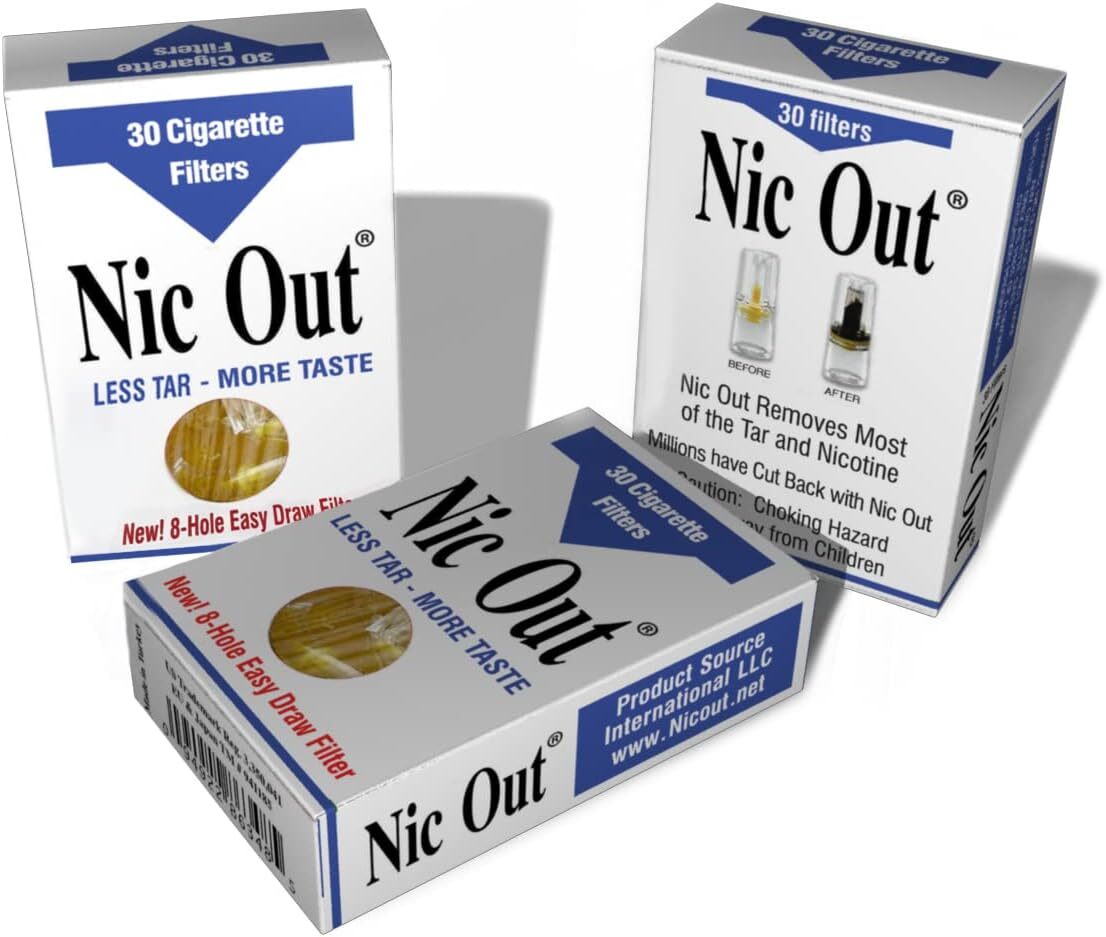 40 Nic-Out packs - Cigarette Filters Tar Nicotine (1200 Filters) wholesale