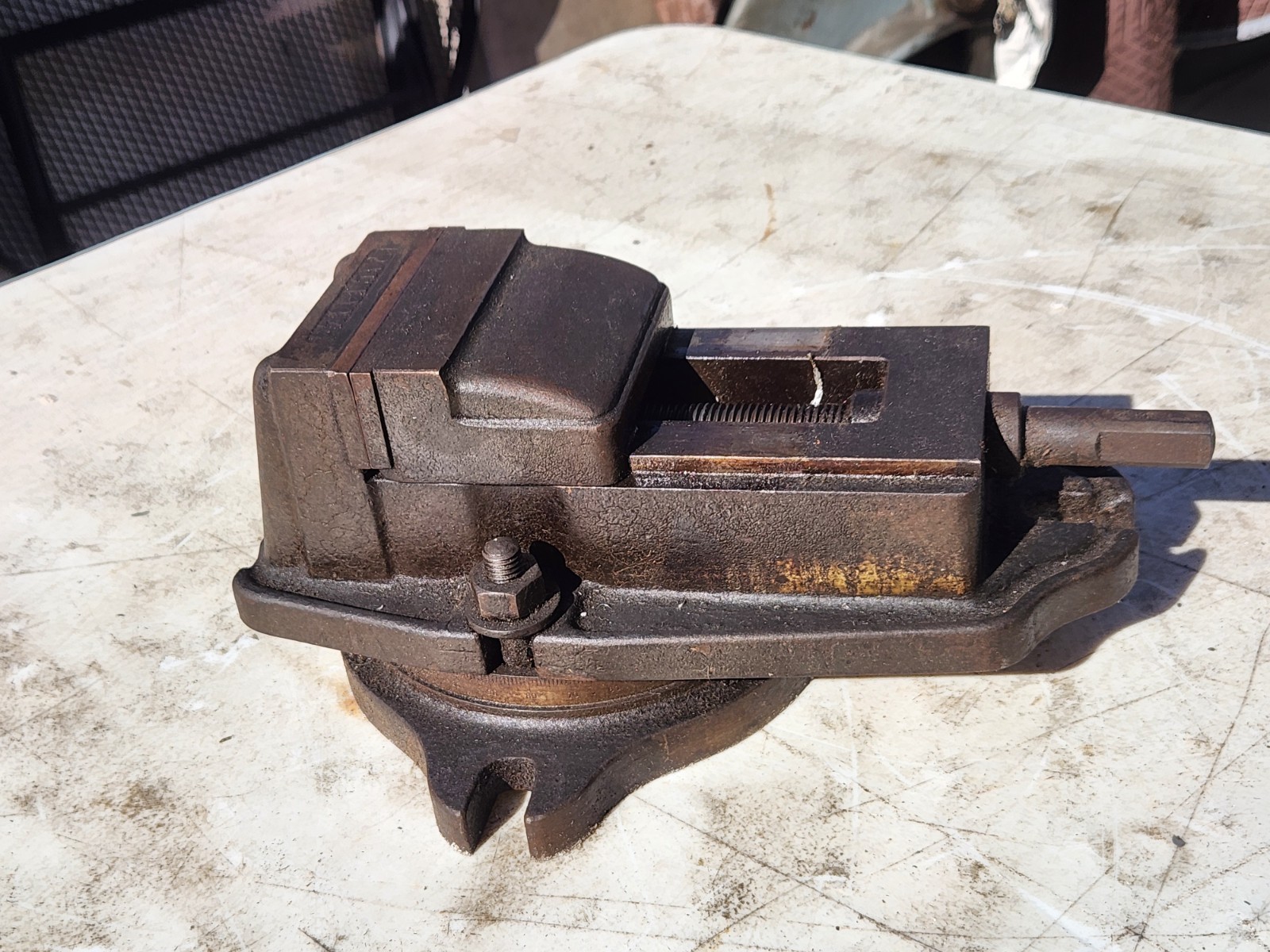 Palmgren 4" swivel vise machinist vise