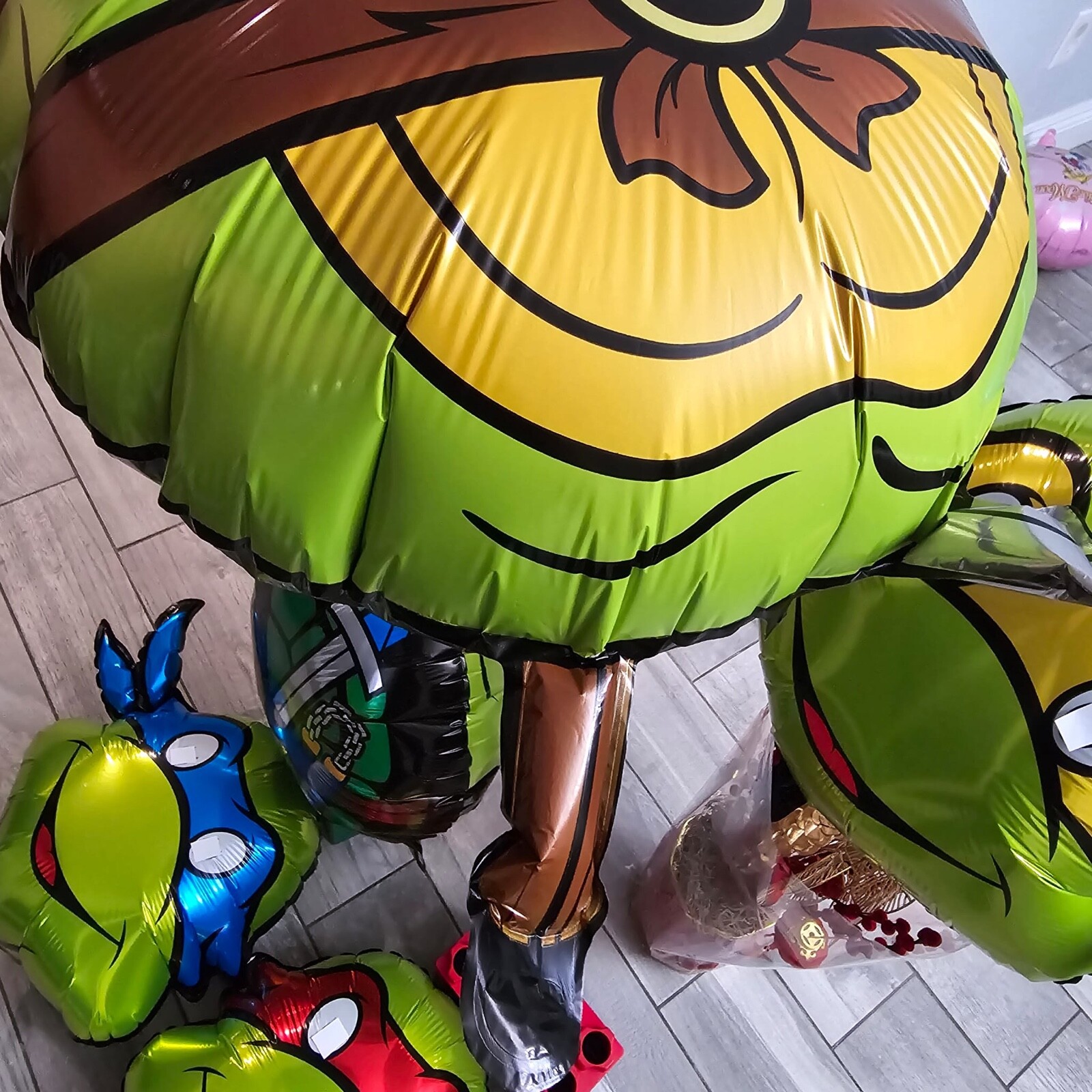 TEENAGE MUTANT NINJA TURTLES foil balloon birthday party supplies decoration