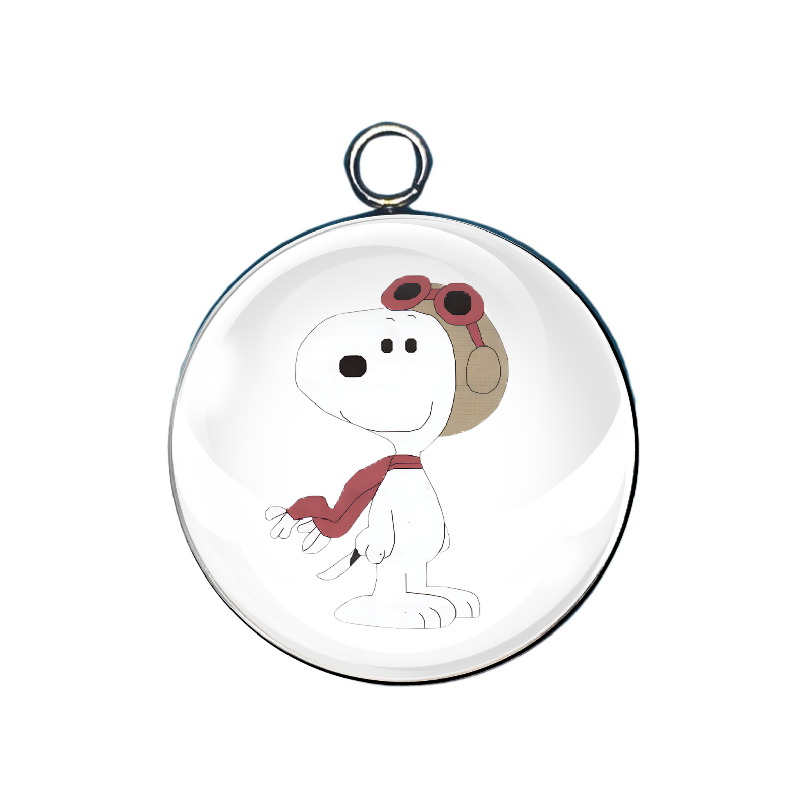 Snoopy Glass Cabochon Charms