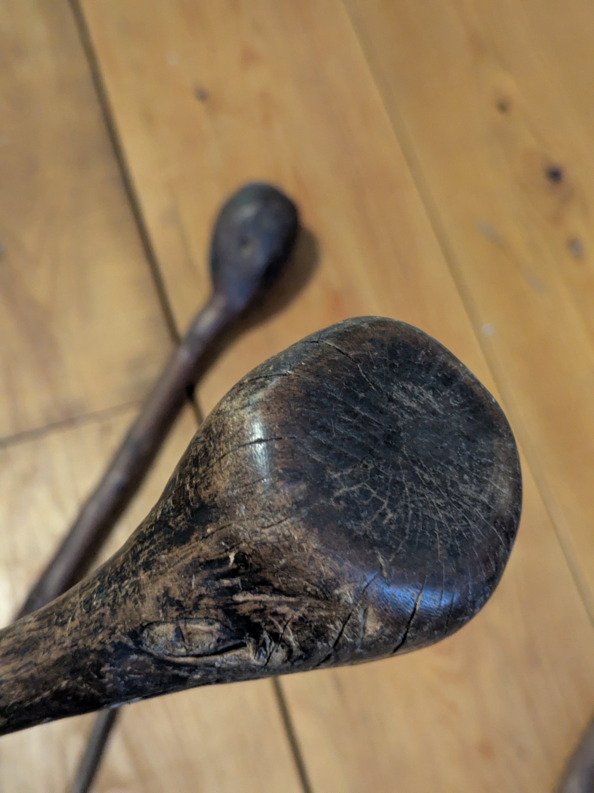 Native American 🔥 Eastern Woodland 🔥War Clubs 💥 Ball Root Burl 🤩 18th 19th C