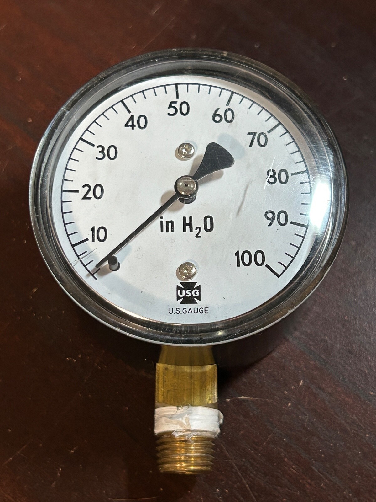 USG U.S. Gauge Water Gauge US 2 1/2" 0-100 in H2O