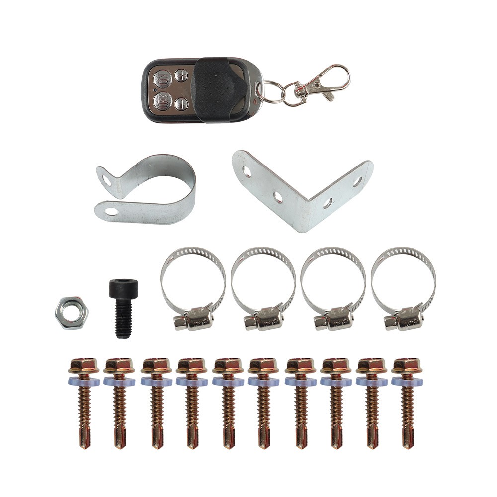 Diesel Air Heater All In One LCD Thermostat 5KW 12V For Car Boat Truck Bunk Red