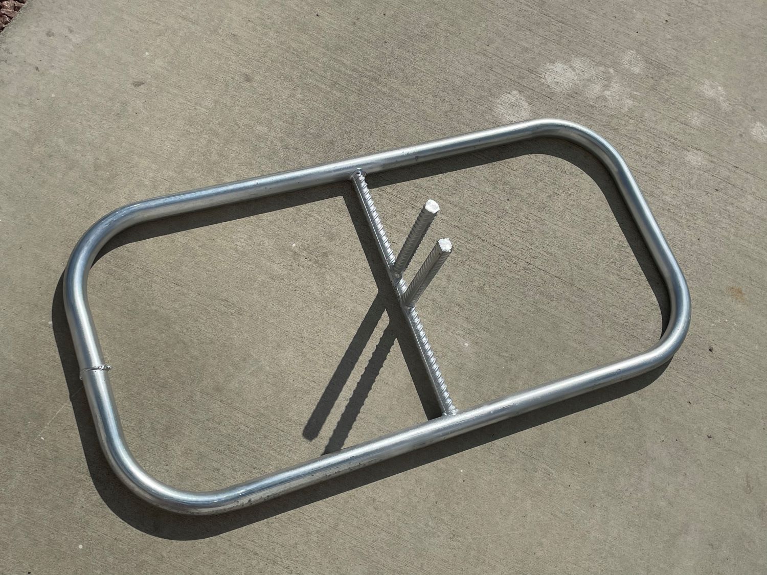 Sandbaggy Chain Link Fence Panel Base (Galvanized) - Temporary Fencing Stands