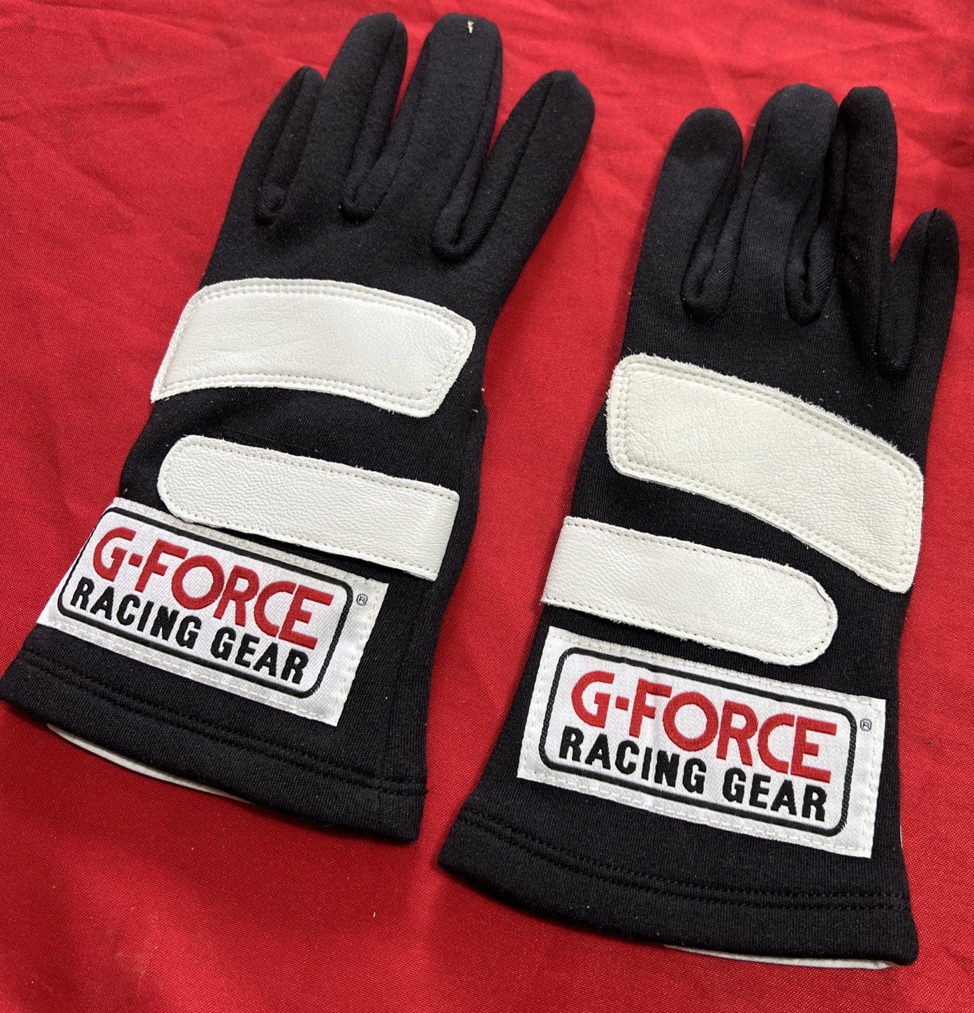 G-FORCE Racing Gear 4101XSMBK GF5 Racing Gloves X- Small Black
