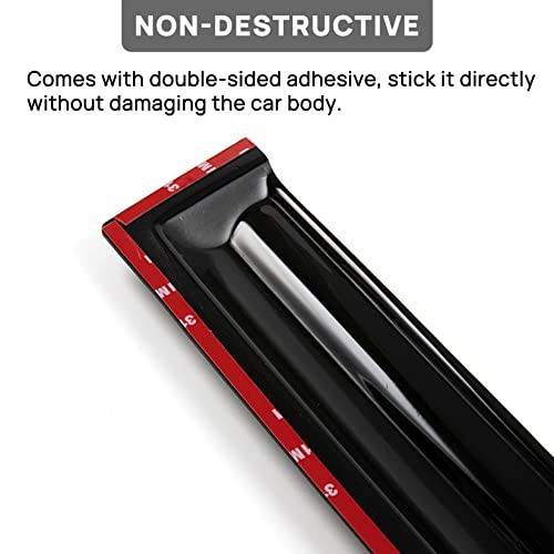 4PCS Side Window Wind Deflectors Compatible with HR-V 2023 LX HRV Window