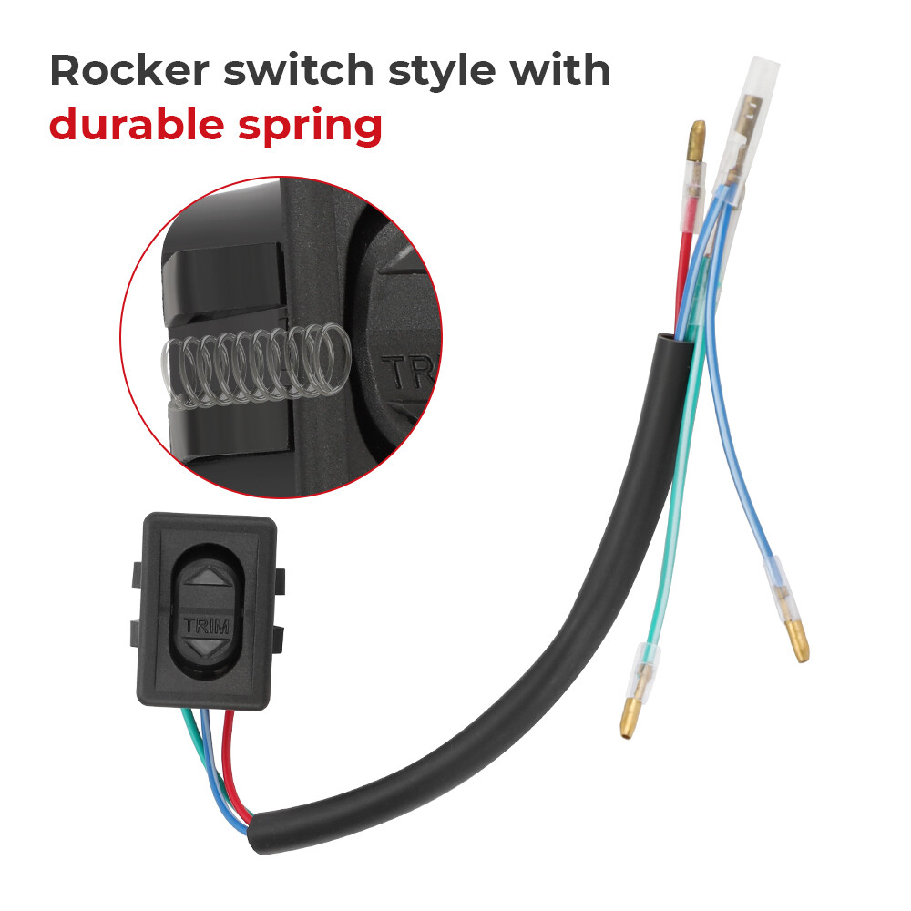 Trim Tilt Switch 87-856990 for Mercury Force Cowl Cowling Pan 30-300 HP 40-120HP