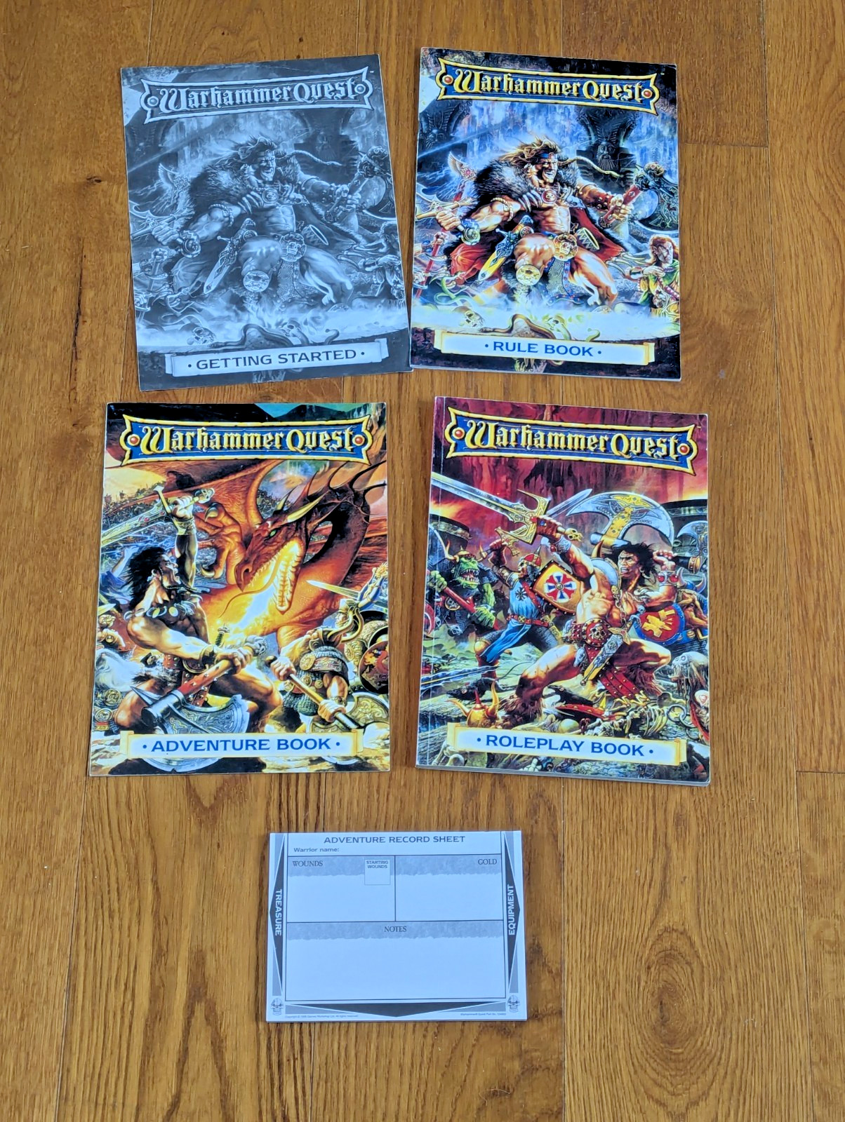 Warhammer Quest Box 1995 Near Complete, Plus Chaos Warrior Character pack