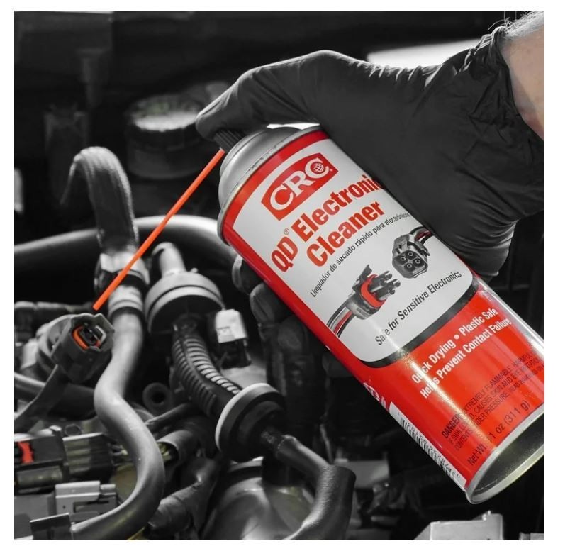 Electronic Contact Cleaner Spray Best Quick Drying Fix CRC QD Corrosion Debris11