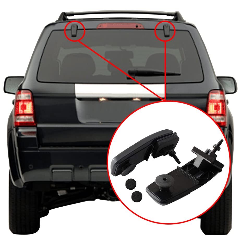 Rear Window Hinge Set Liftgate Glass Hinge Right/Left for Ford Escape 2008-2012