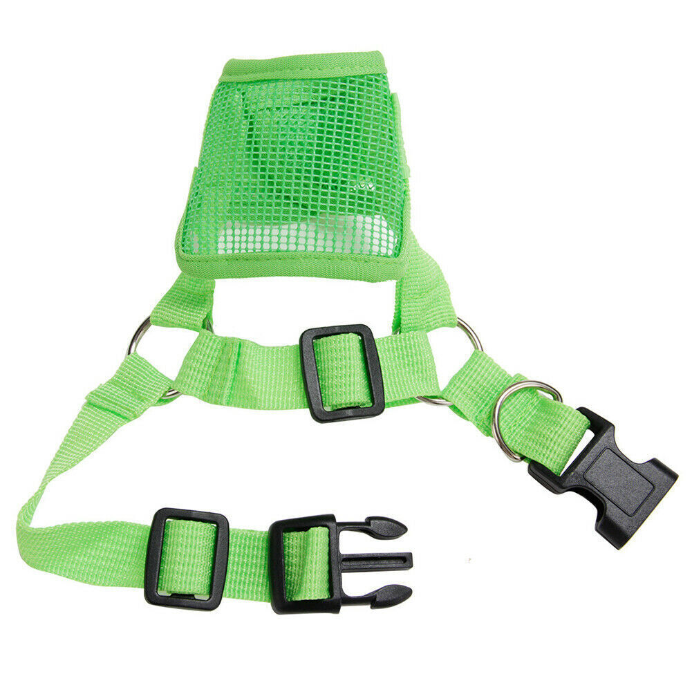New Dog Muzzle Anti Stop Bite Barking Chewing Mesh Mask Training Pet Small Large