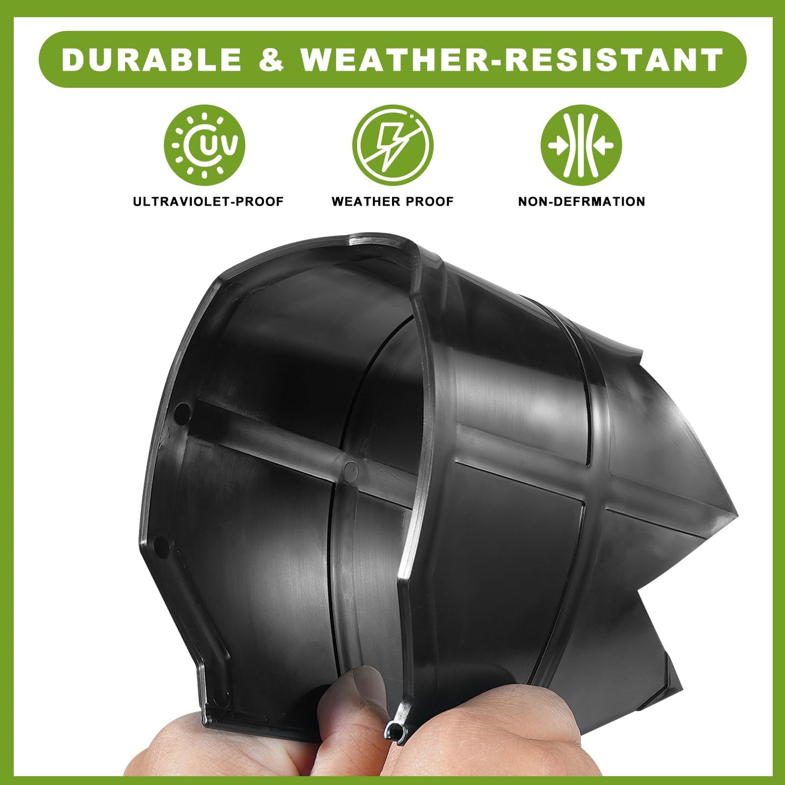 Landscape Edging, No Dig Interlocking Garden Edging Border for Landscaping, F...