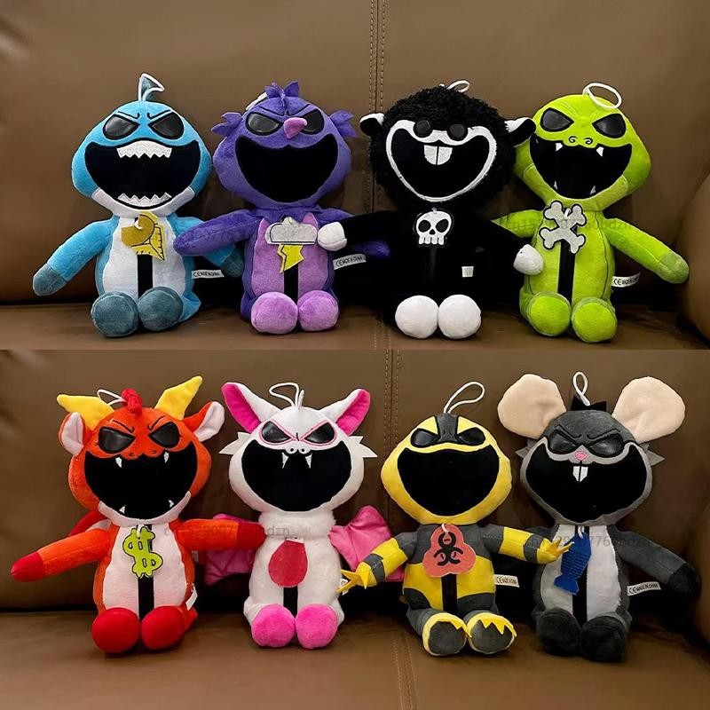 8PCs 30CM Nightmare Critters Plush Toy Nightmare Lamb Anime Fluffty Toy Animals