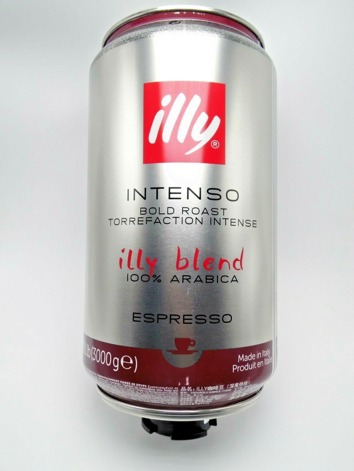 ILLY ESPRESSO 6.61 LBS  BEAN DARK/INTENSO ROAST *SCREW ON LID - exp date 2028+