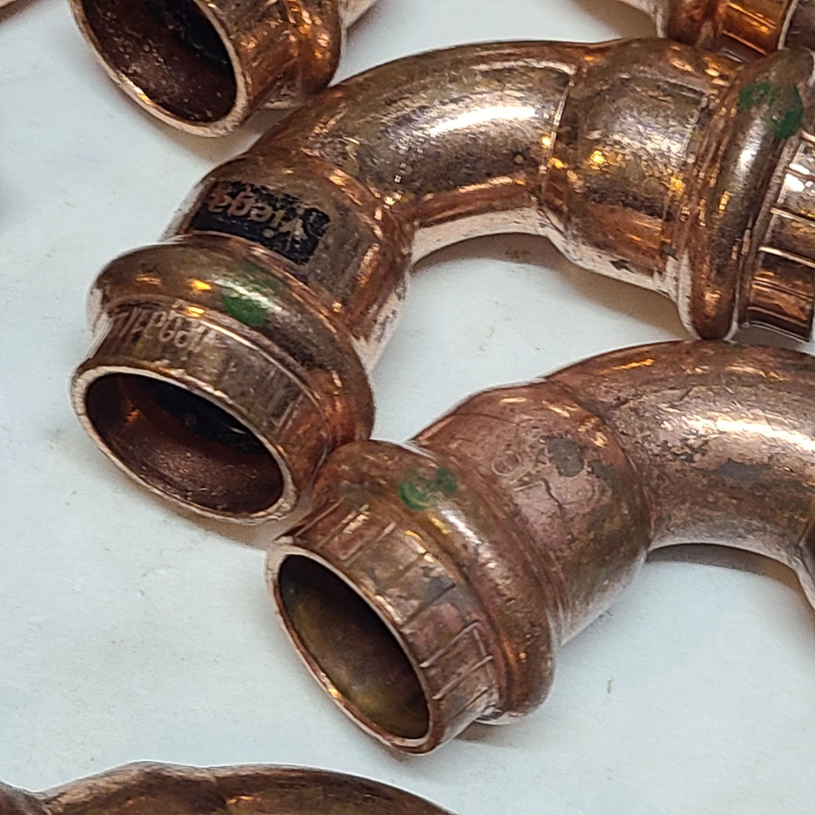 Viega 77317, 1/2" x 1/2" P x P ProPress 90° Copper Elbow (PK 10)