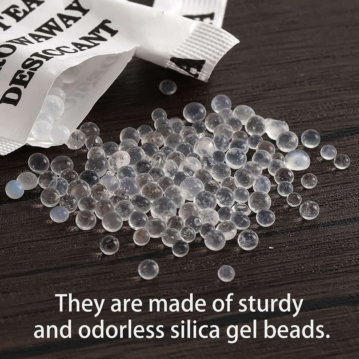 60pcs 5 Gram Silica Gel Desiccant Packets–Mini Moisture Absorbing Packets