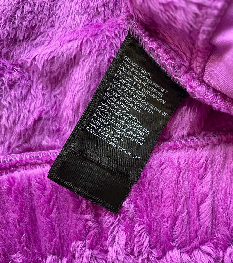 🌺NWT🌺 The North Face Girls Osolita Full Zip Fleece Jacket Sz XL 18 Violet