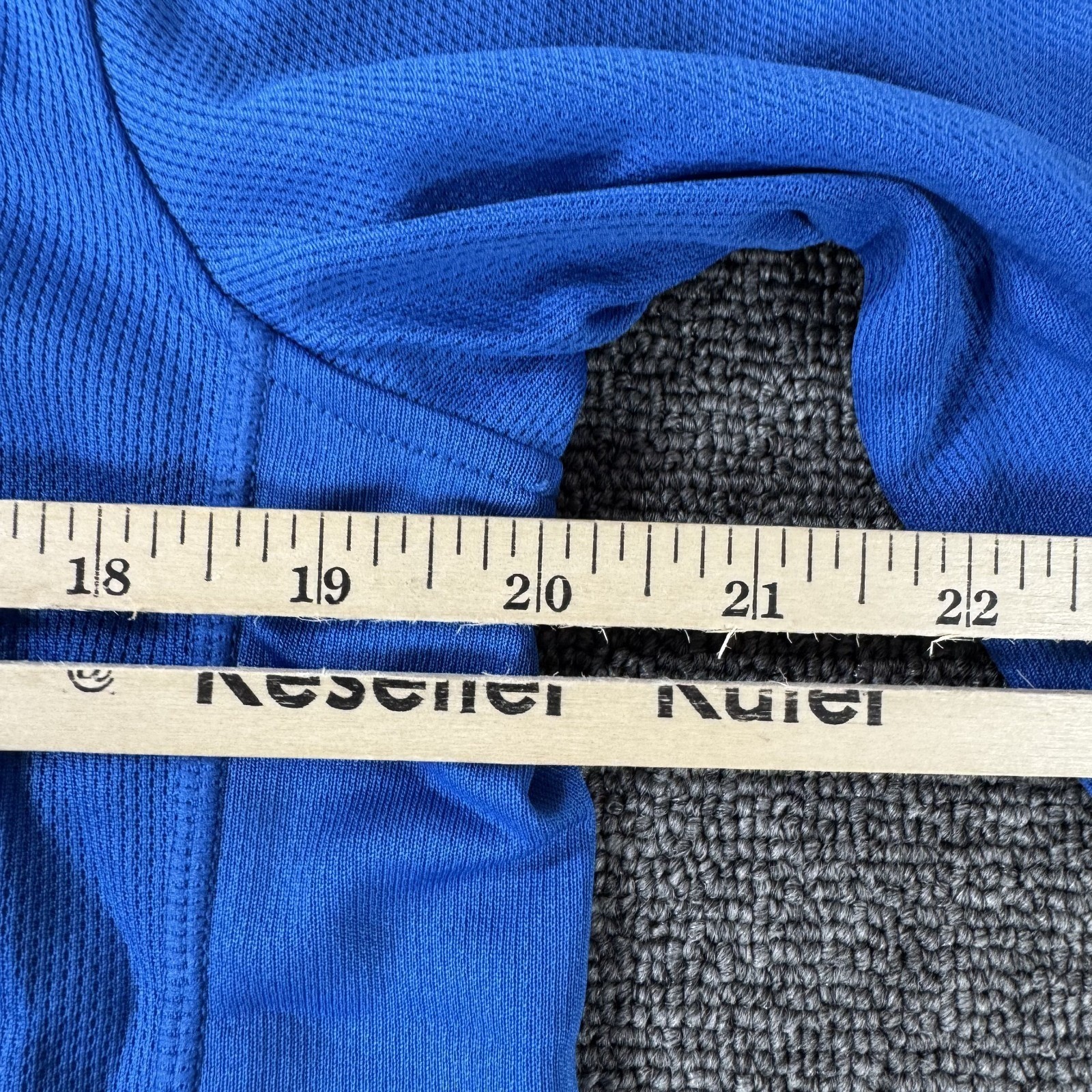 TPC Sawgrass The Players Men's Small Blue Long Sleeve Golf Polo