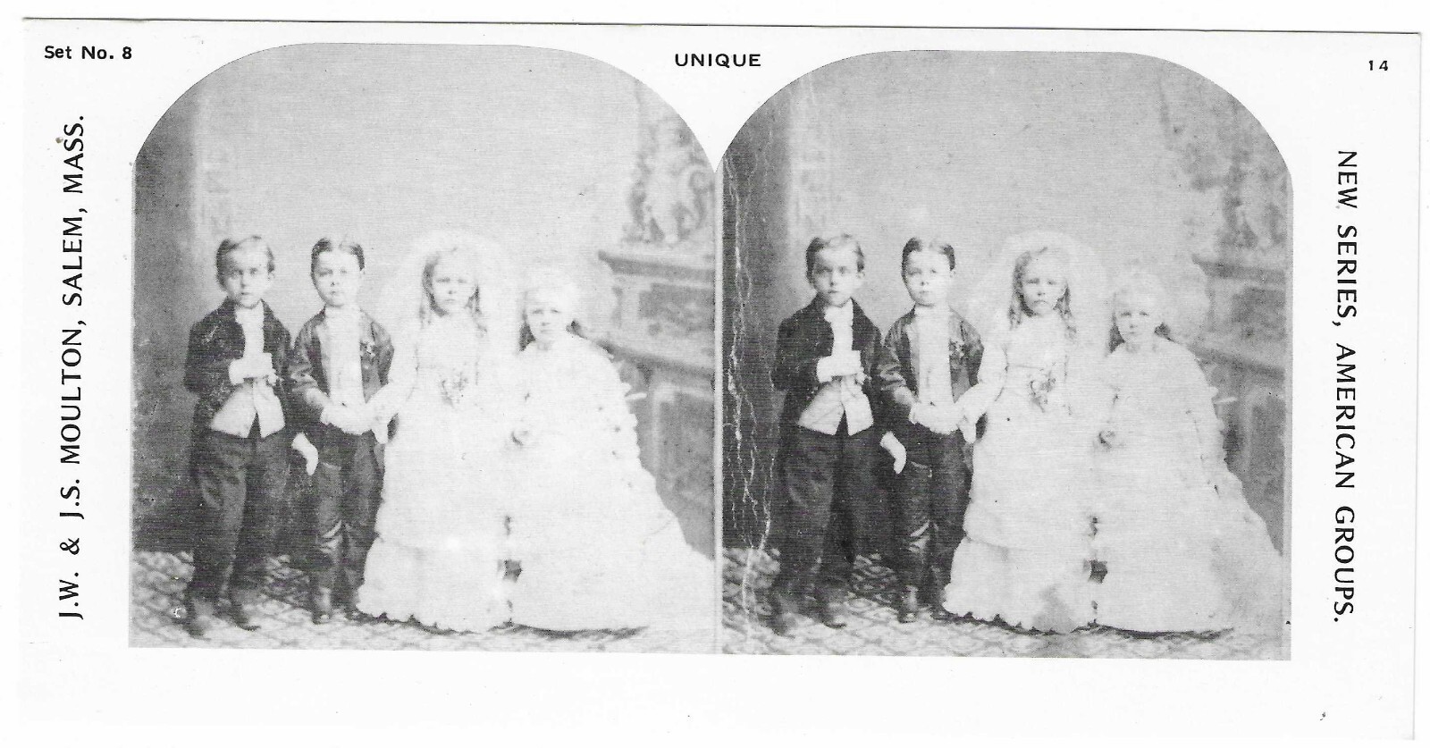 Tom Thumb's Wedding, 1978 Reproduction Stereoview