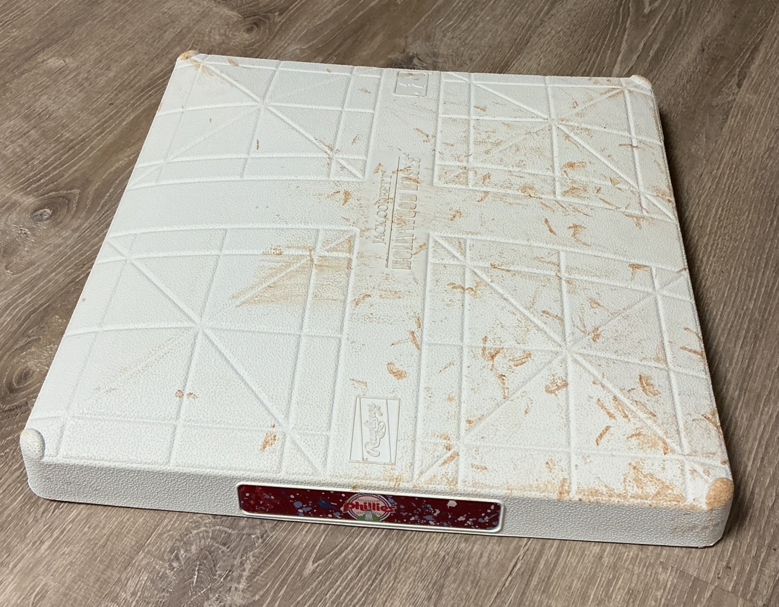 Phillies Game Used 2025 Independence Hall 3rd Base Mets/Marlins - MLB COA