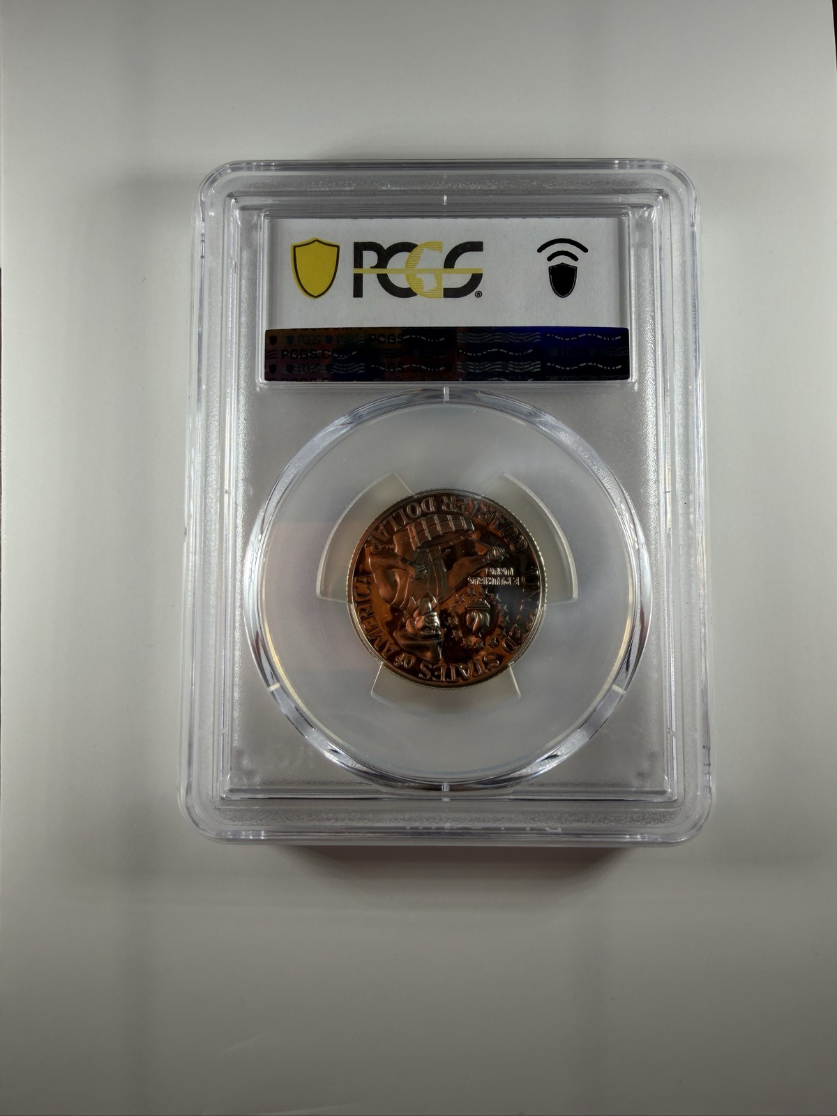 1976-S 25C Silver Washington Quarter Proof PCGS PR69DCAM Bicentennial Coin