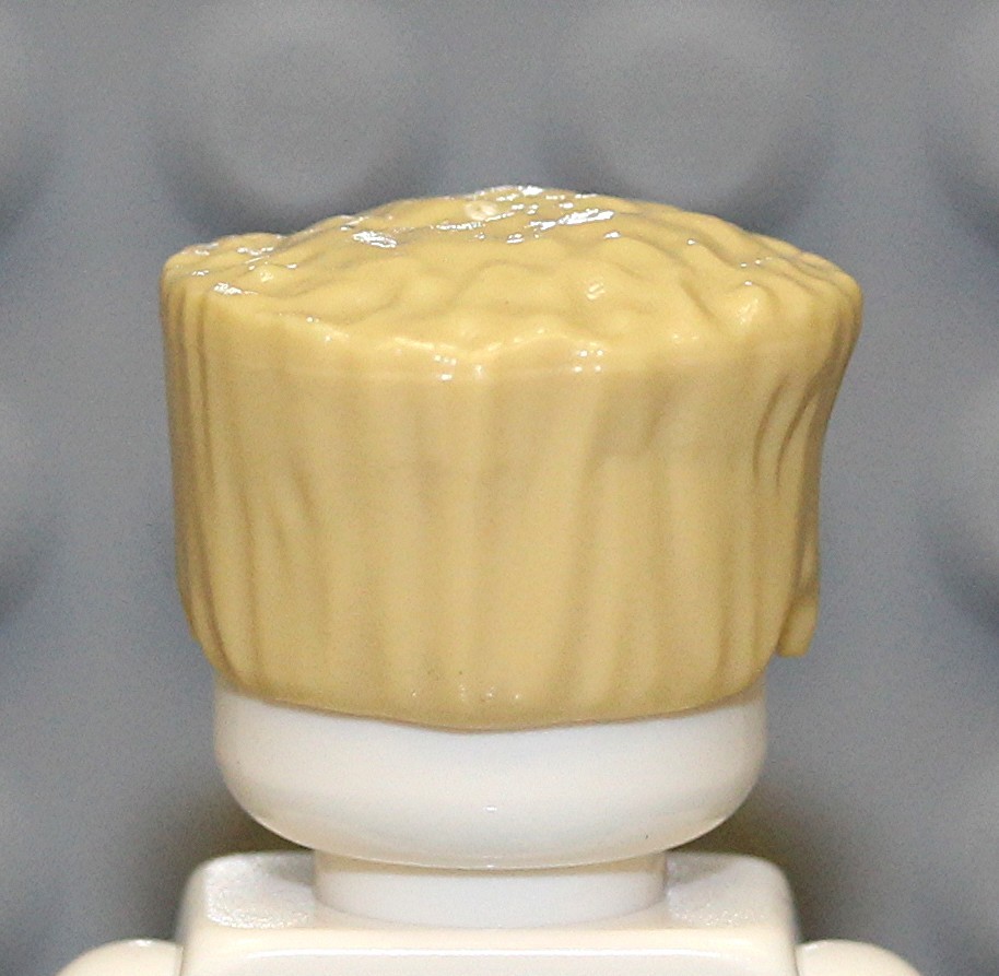 NEW Lego Flat top TAN MINIFIG HAIR -Ninja Boy Zane Minifigure Crew-Cut Head Gear