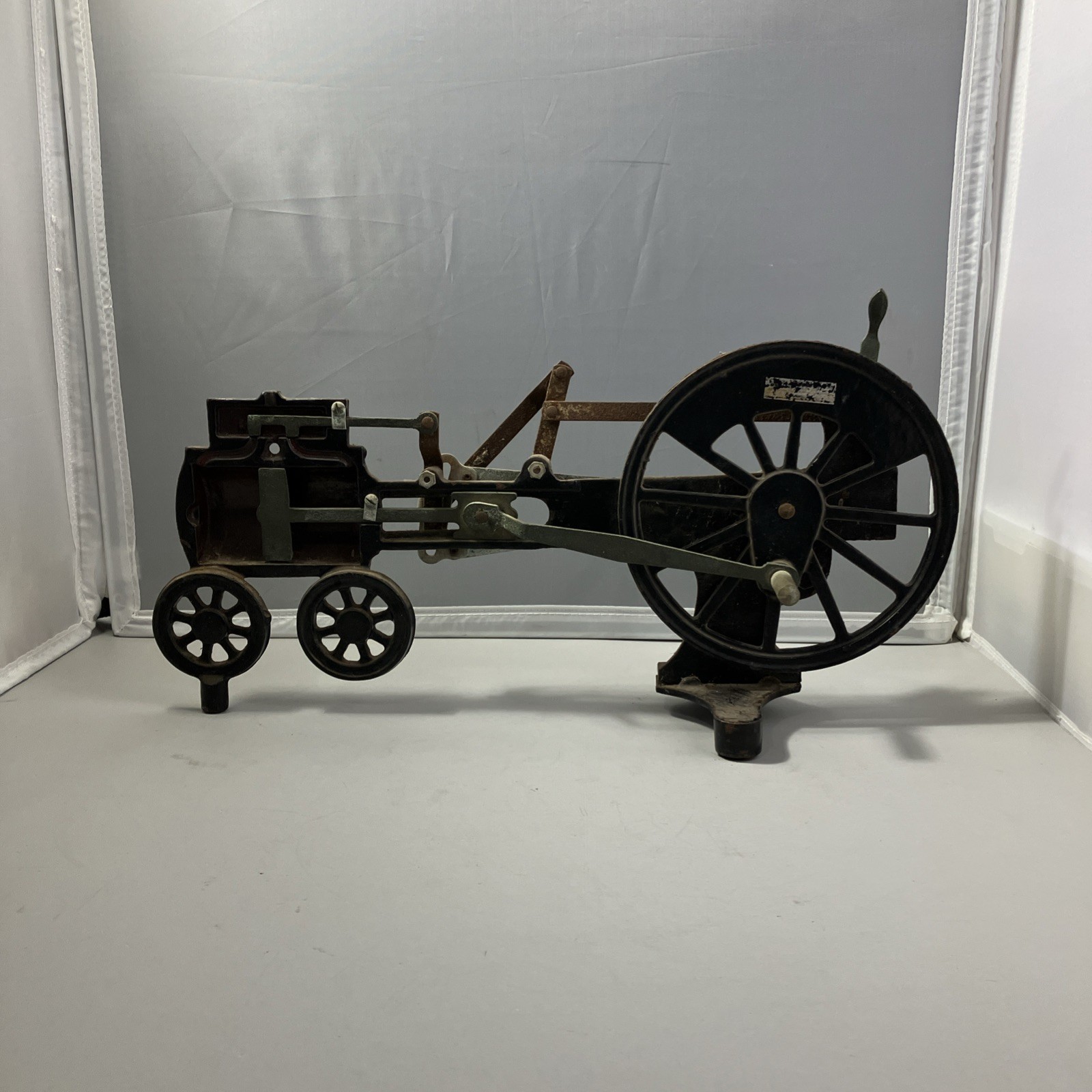 Antique  Cast Iron Cutaway Steam Engine Classroom Demonstrator